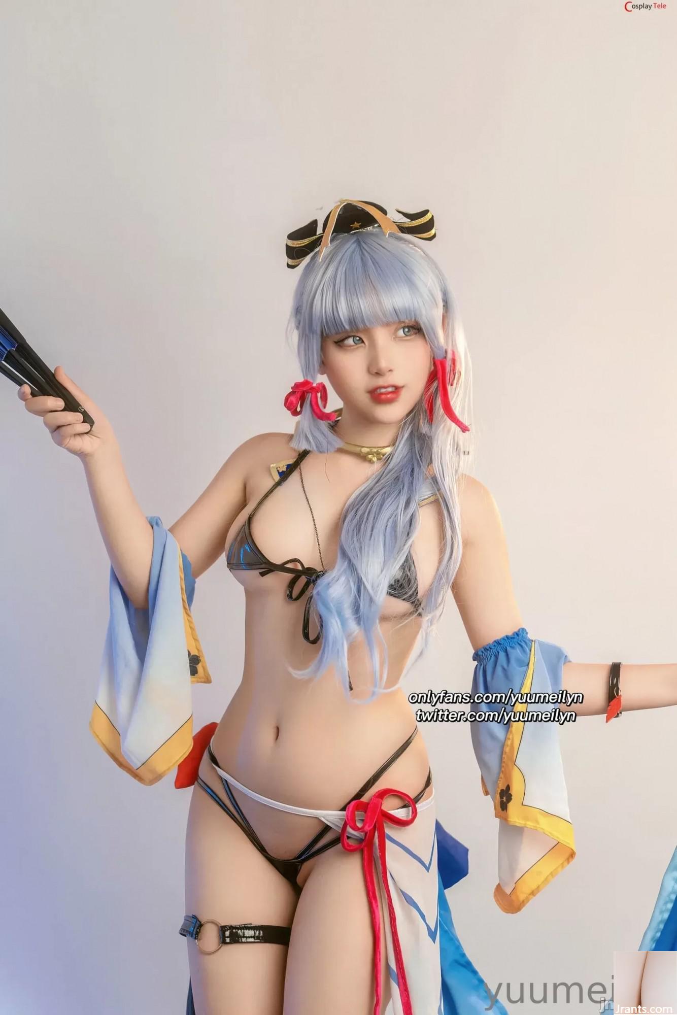 Meiilyn (yuumeilyn) cosplay Ayaka Kamisato – Genshin Impact (41P)