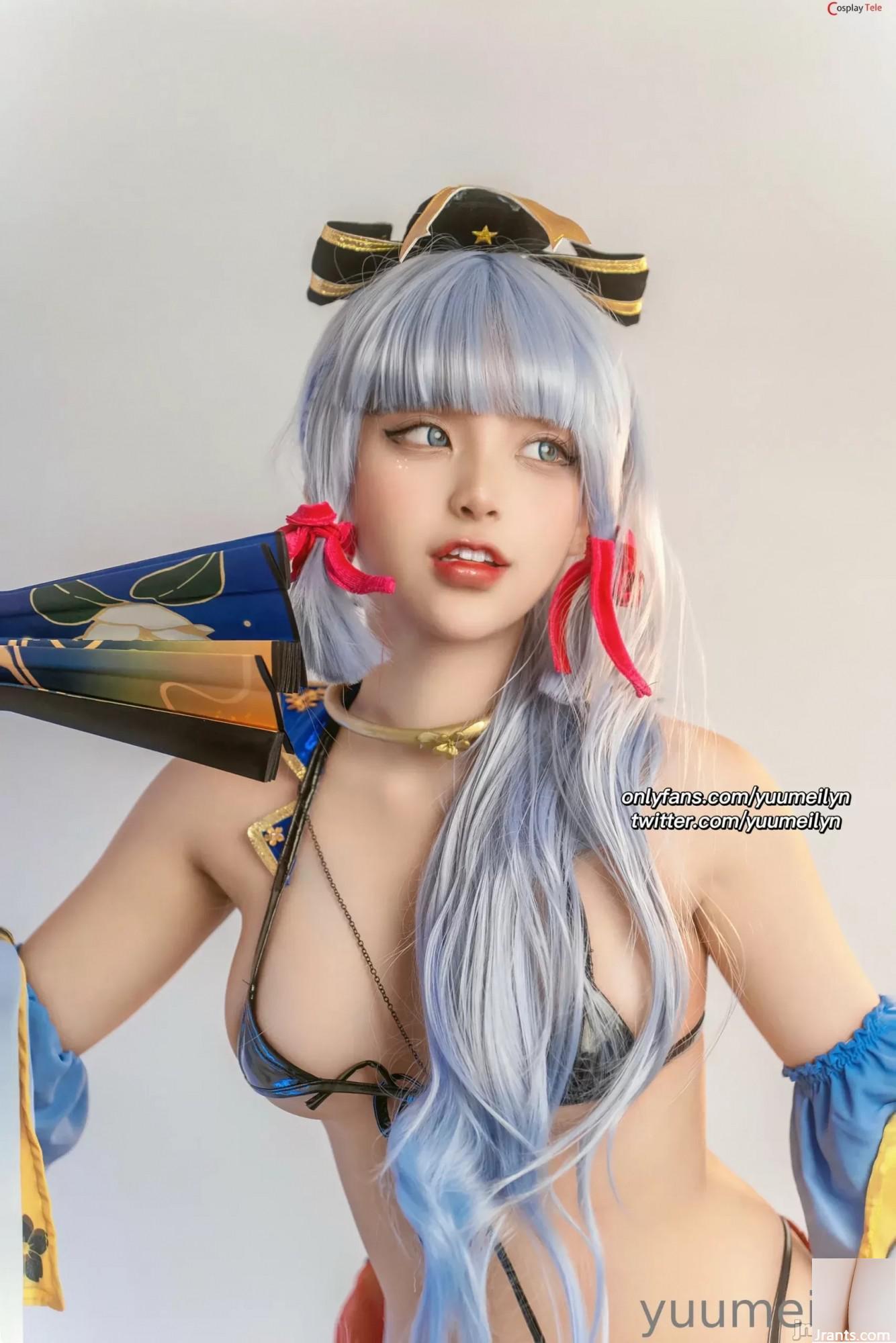 Meiilyn (yuumeilyn) cosplay Ayaka Kamisato – Genshin Impact (41P)