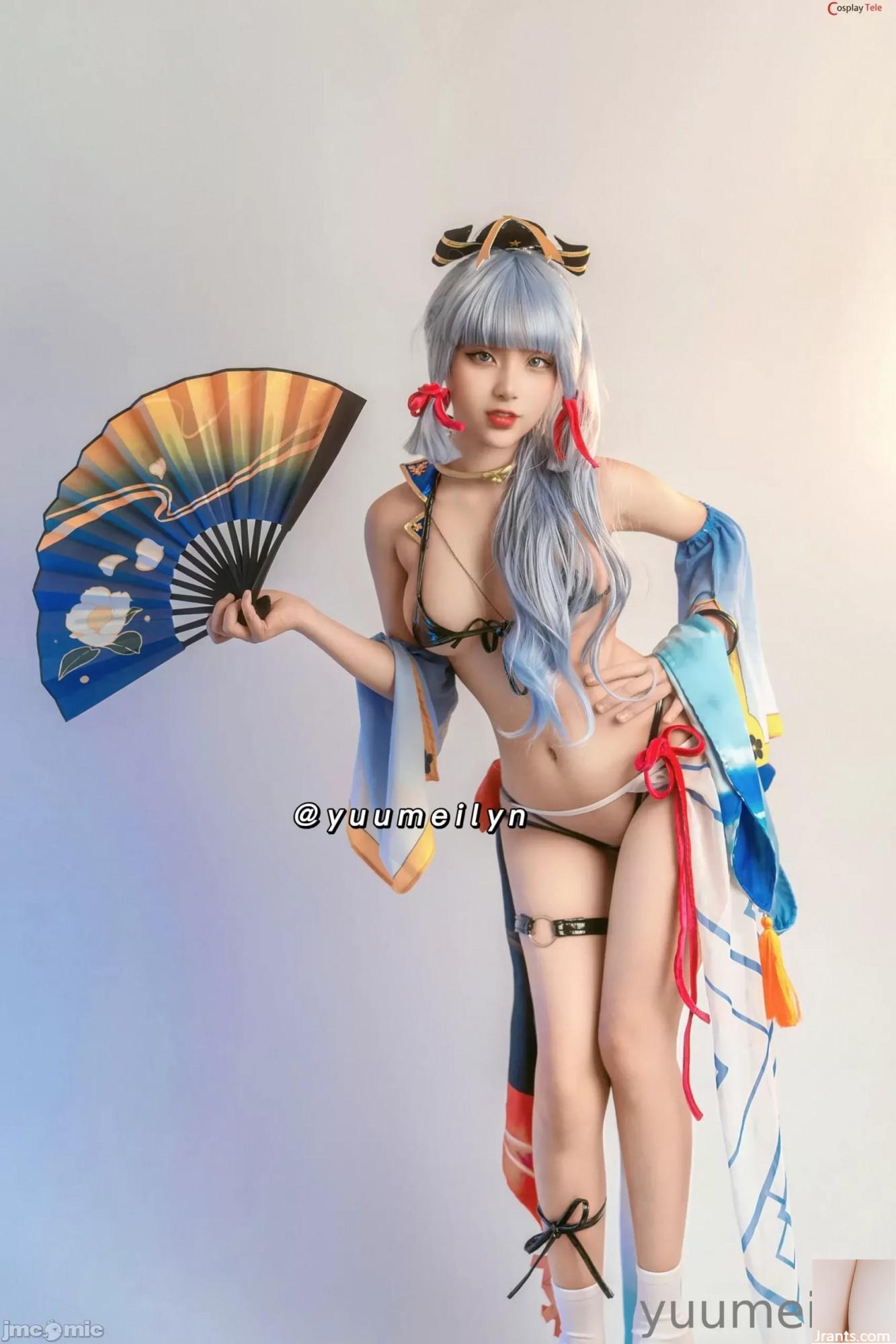 Meiilyn (yuumeilyn) cosplay Ayaka Kamisato – Genshin Impact (41P)