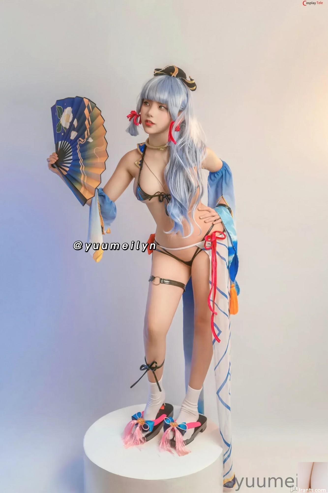 Meiilyn (yuumeilyn) cosplay Ayaka Kamisato – Genshin Impact (41P)