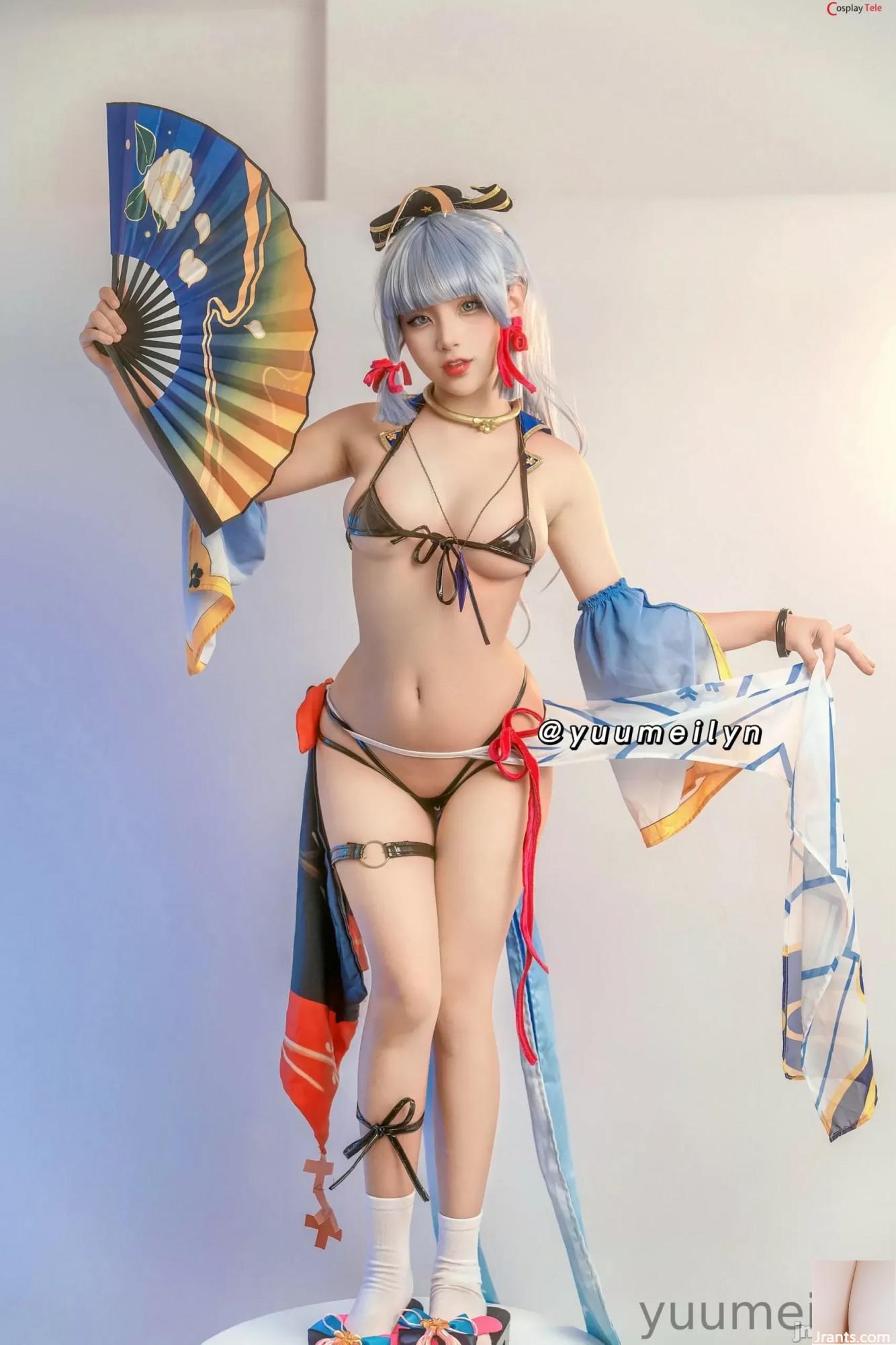 Meiilyn (yuumeilyn) cosplay Ayaka Kamisato – Genshin Impact (41P)