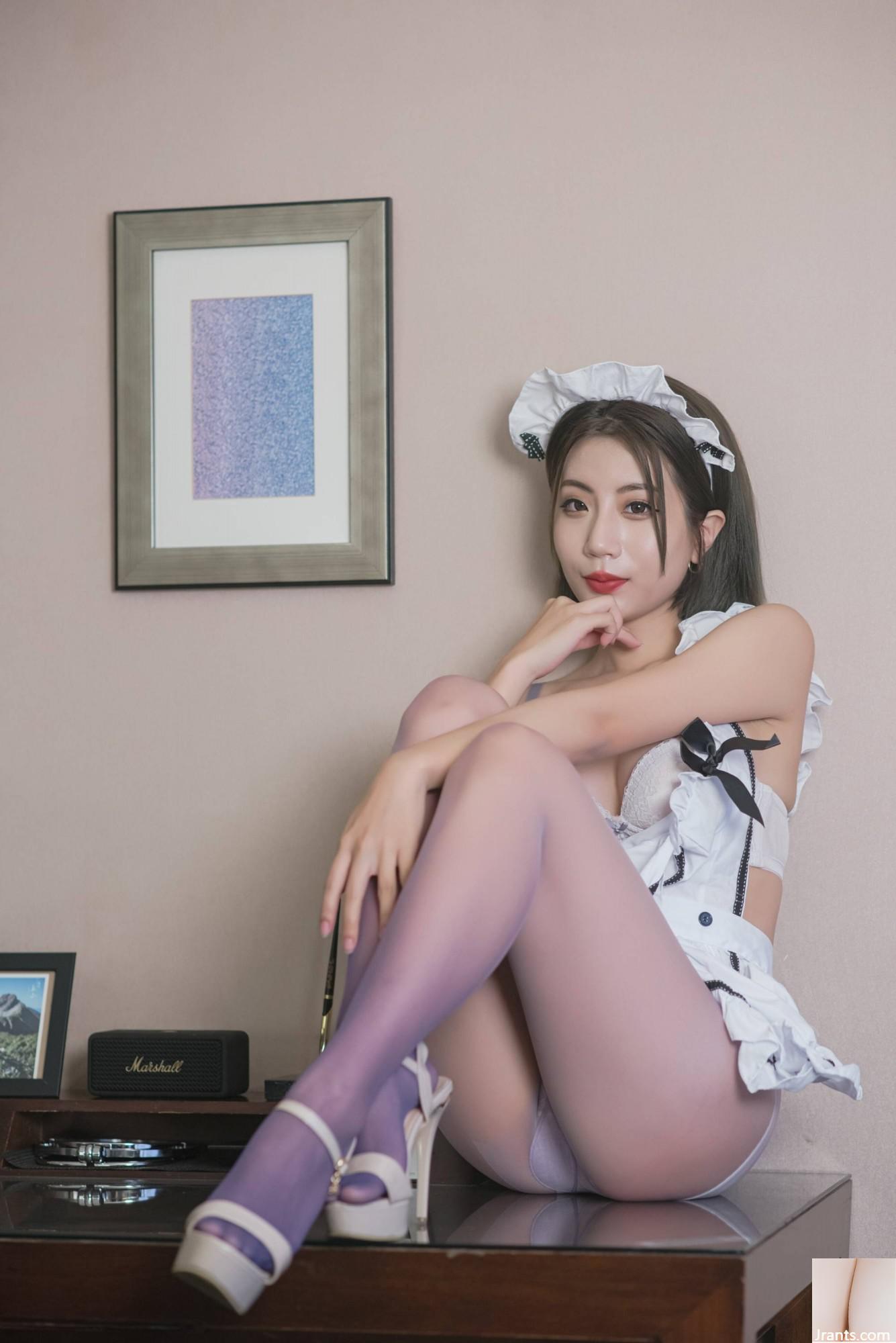 (Capitolo extra sulle belle gambe) Servizio fotografico privato della modella di bellezza con le gambe lunghe Qian Xi con bellissime gambe con i tacchi alti (85P)