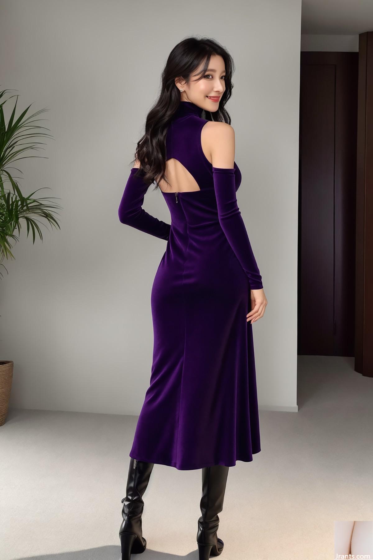 AIModel Vol.149 Robe violette