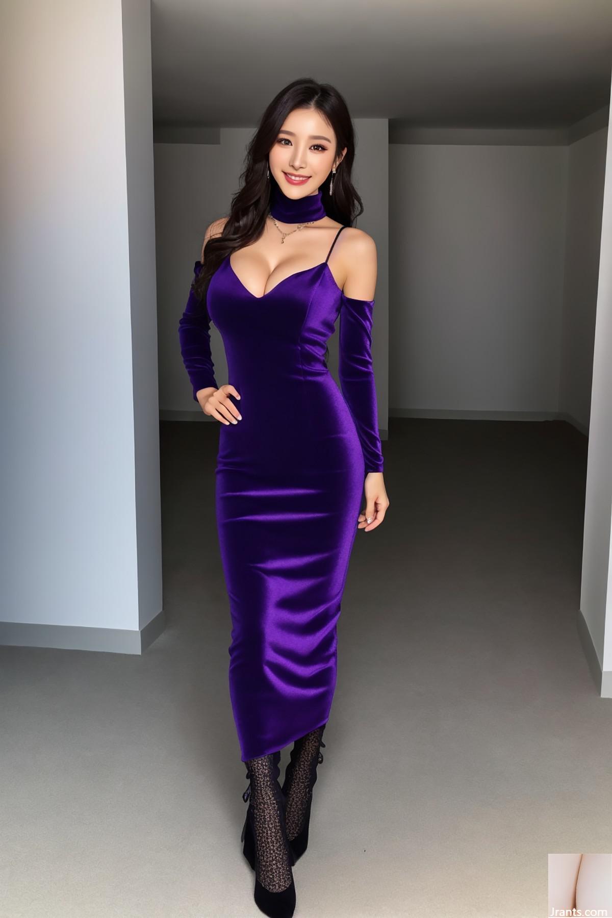 AIModel Vol.149 Robe violette