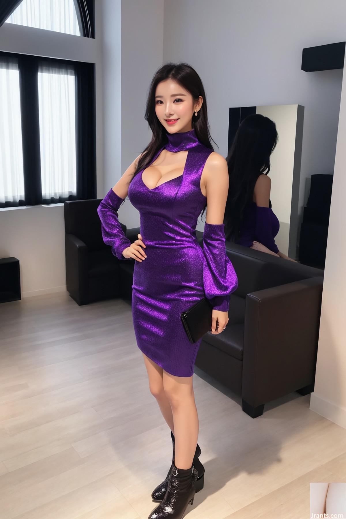 AIModel Vol.149 Robe violette