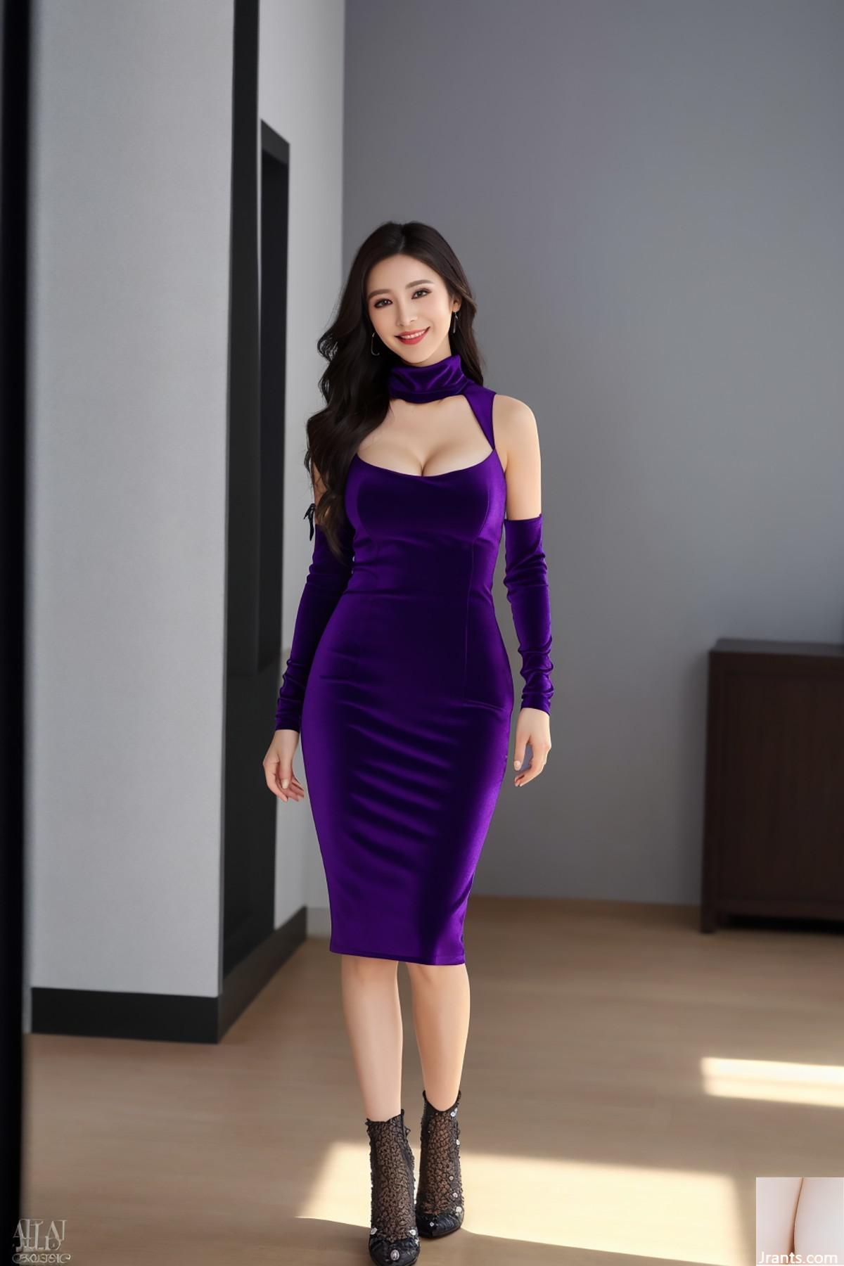 AIModel Vol.149 Robe violette