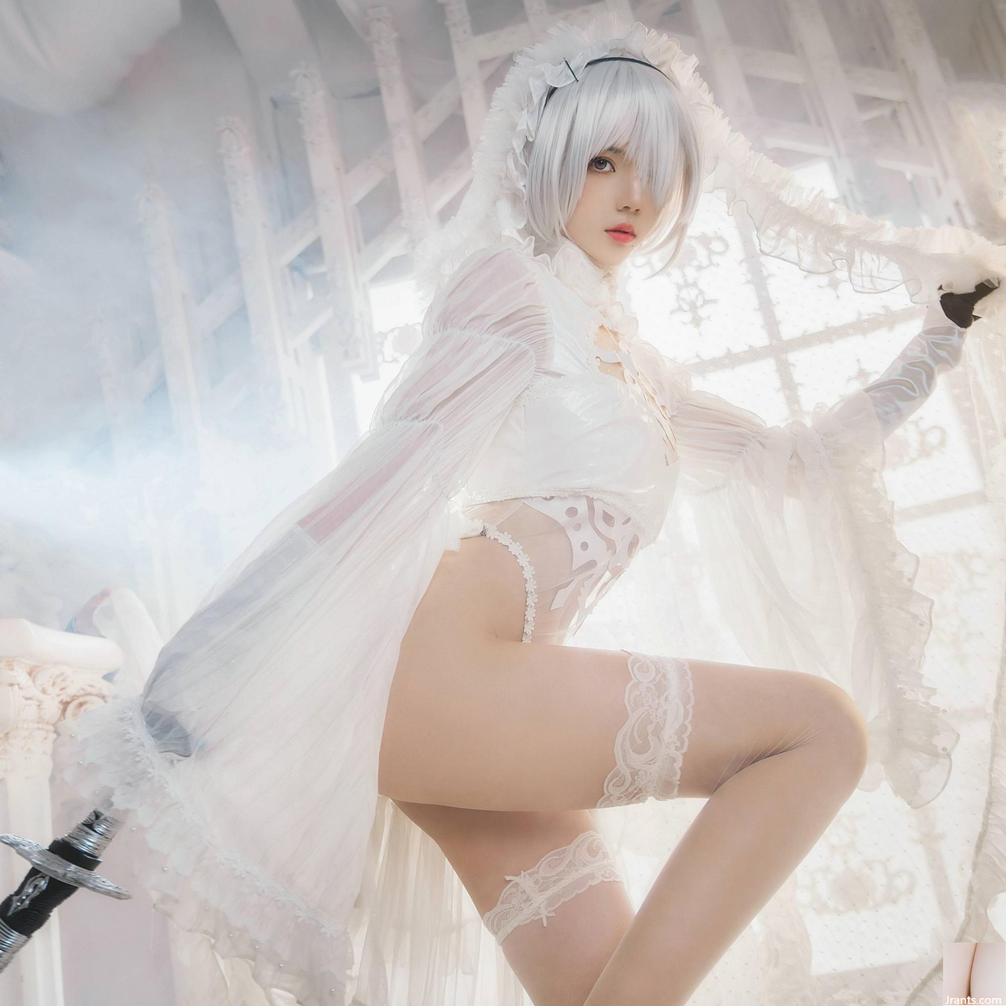 (Online-Sammlung) „2B Flower Marriage“ des Wohlfahrtsmädchens Sakura Tao Meow, VIP-exklusiv (73P)