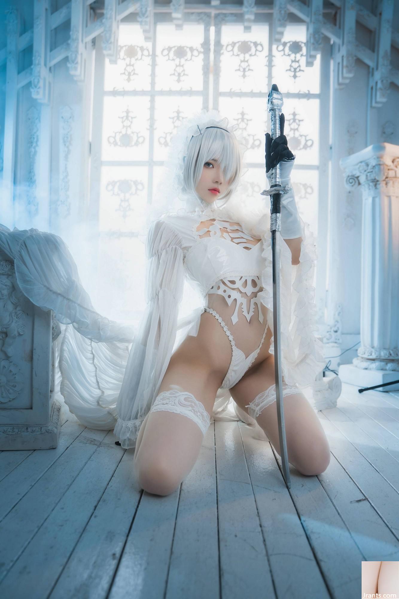 (Online-Sammlung) „2B Flower Marriage“ des Wohlfahrtsmädchens Sakura Tao Meow, VIP-exklusiv (73P)