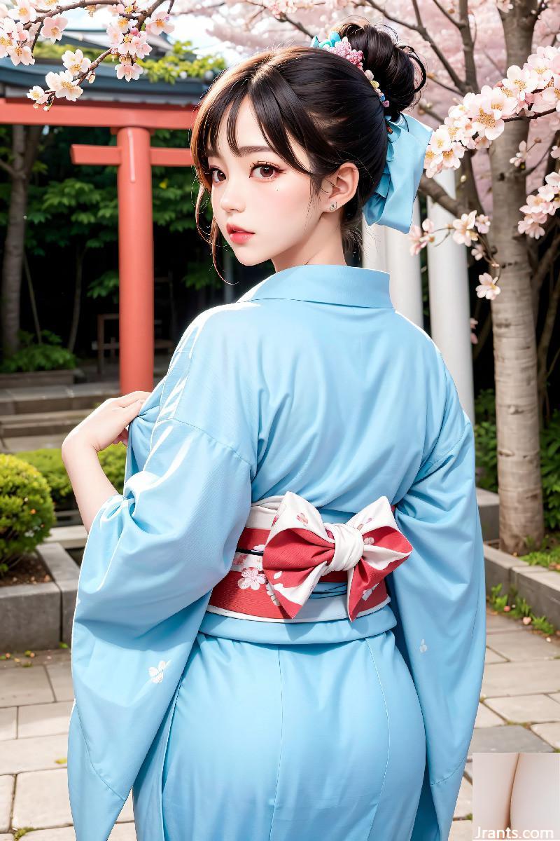 La belle porte un kimono