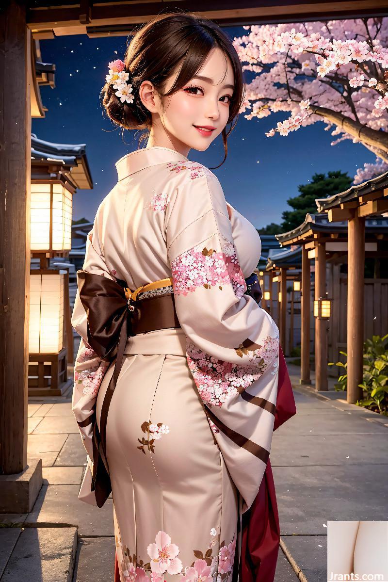 La belle porte un kimono