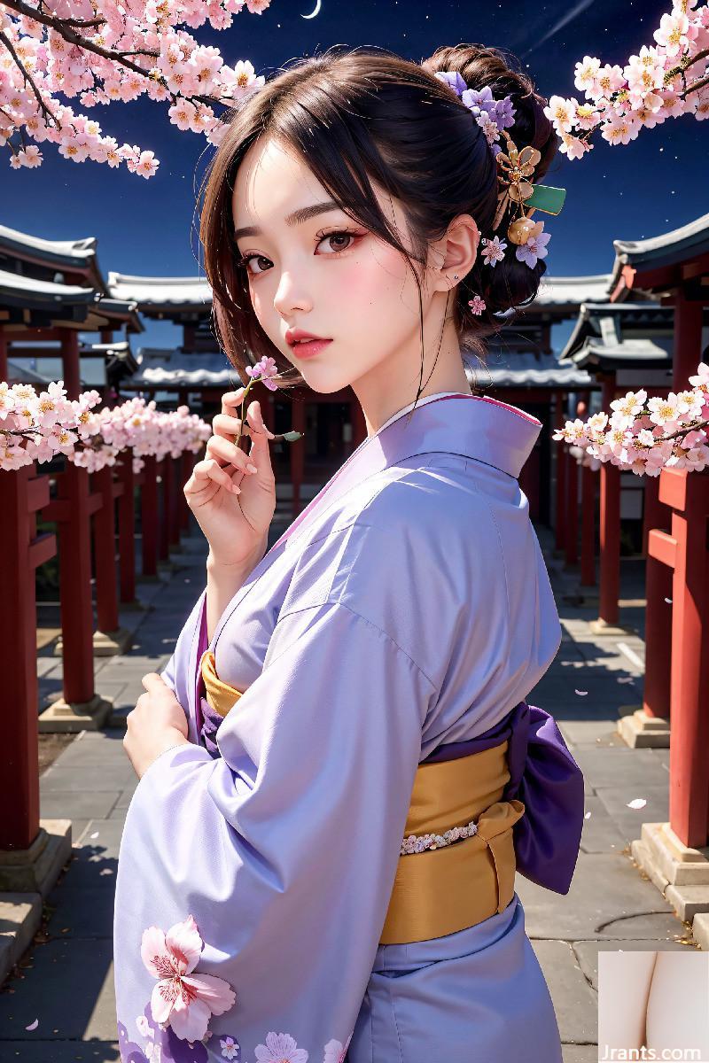 La belle porte un kimono