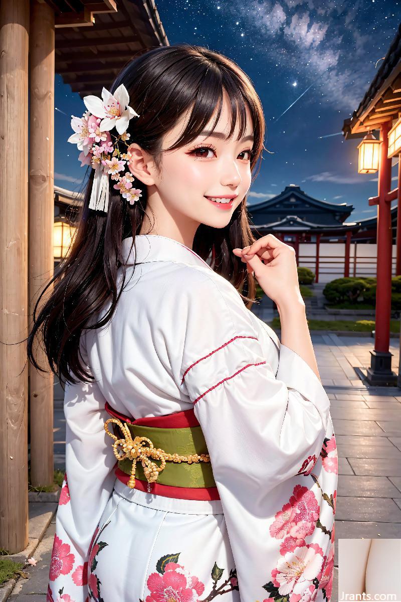 La belle porte un kimono