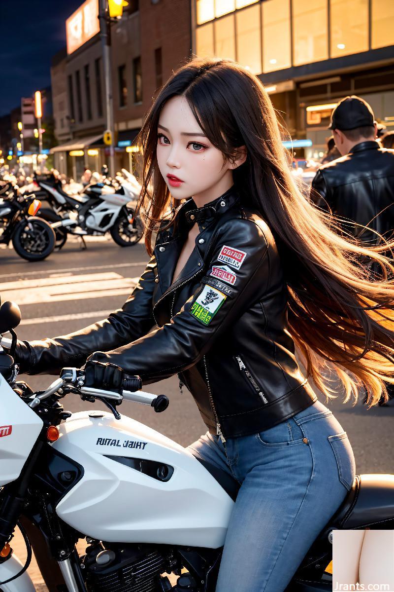 A chefe feminina do bikergang