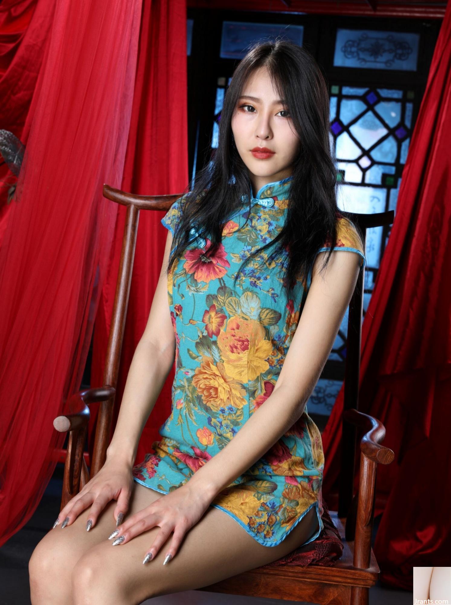 (Tir privé d&#39;un modèle chinois) Beau modèle &#8211; Lai Min beau modèle sans mosaïque bénéfice de tir privé « Ancient Cheongsam » (100P)