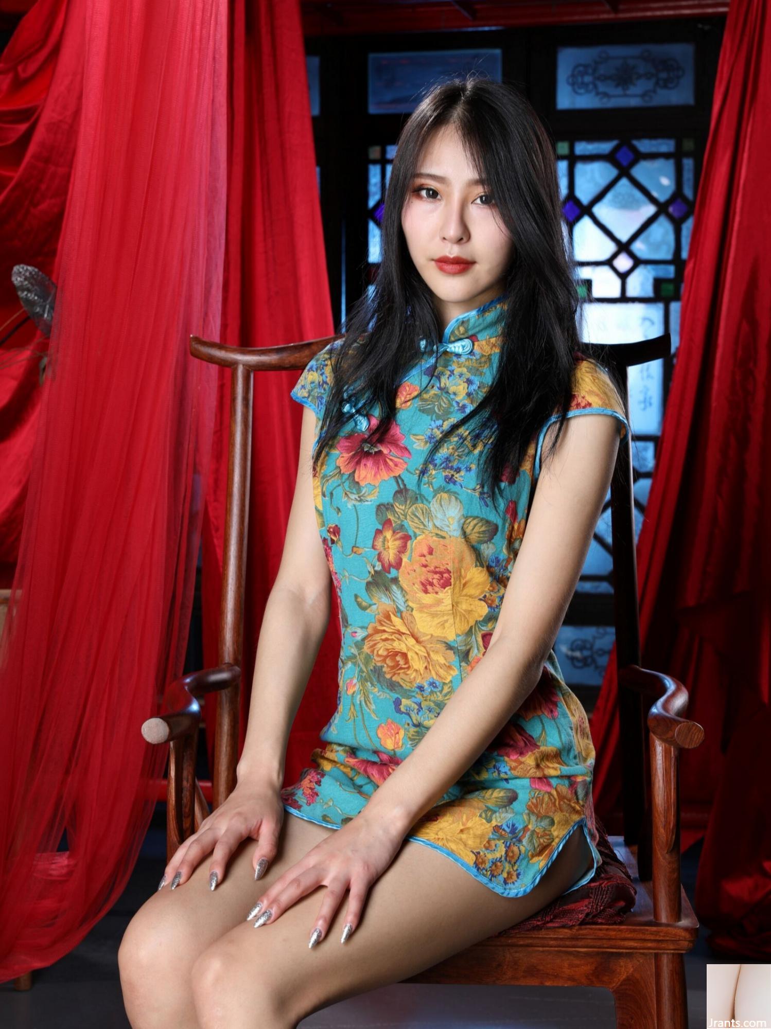 (Fotografia privada de modelo chinês) Linda modelo &#8211; Lai Min linda modelo sem mosaico benefício de fotografia privada &#8220;Ancient Cheongsam&#8221; (100P)