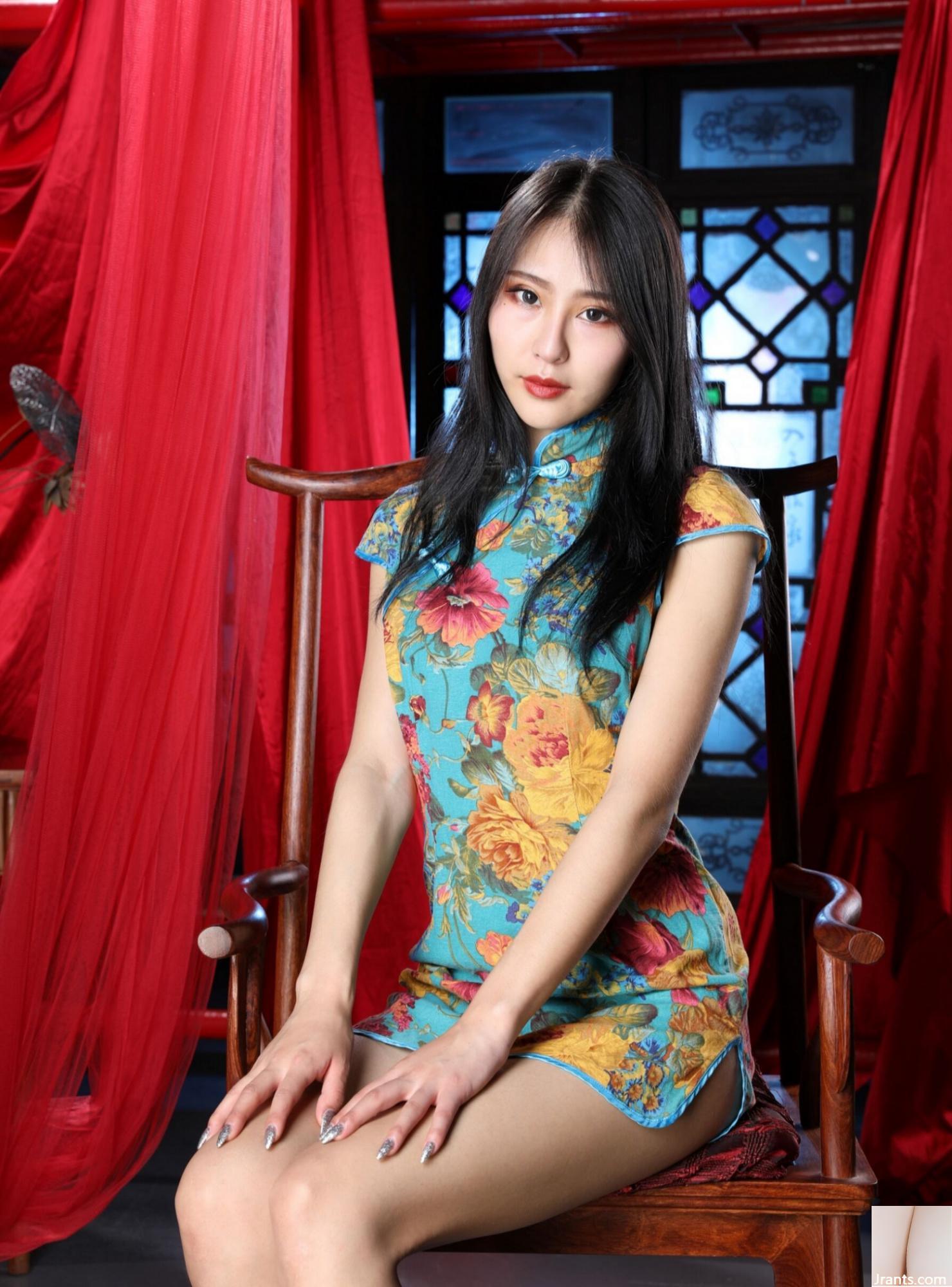 (Tir privé d&#39;un modèle chinois) Beau modèle &#8211; Lai Min beau modèle sans mosaïque bénéfice de tir privé « Ancient Cheongsam » (100P)