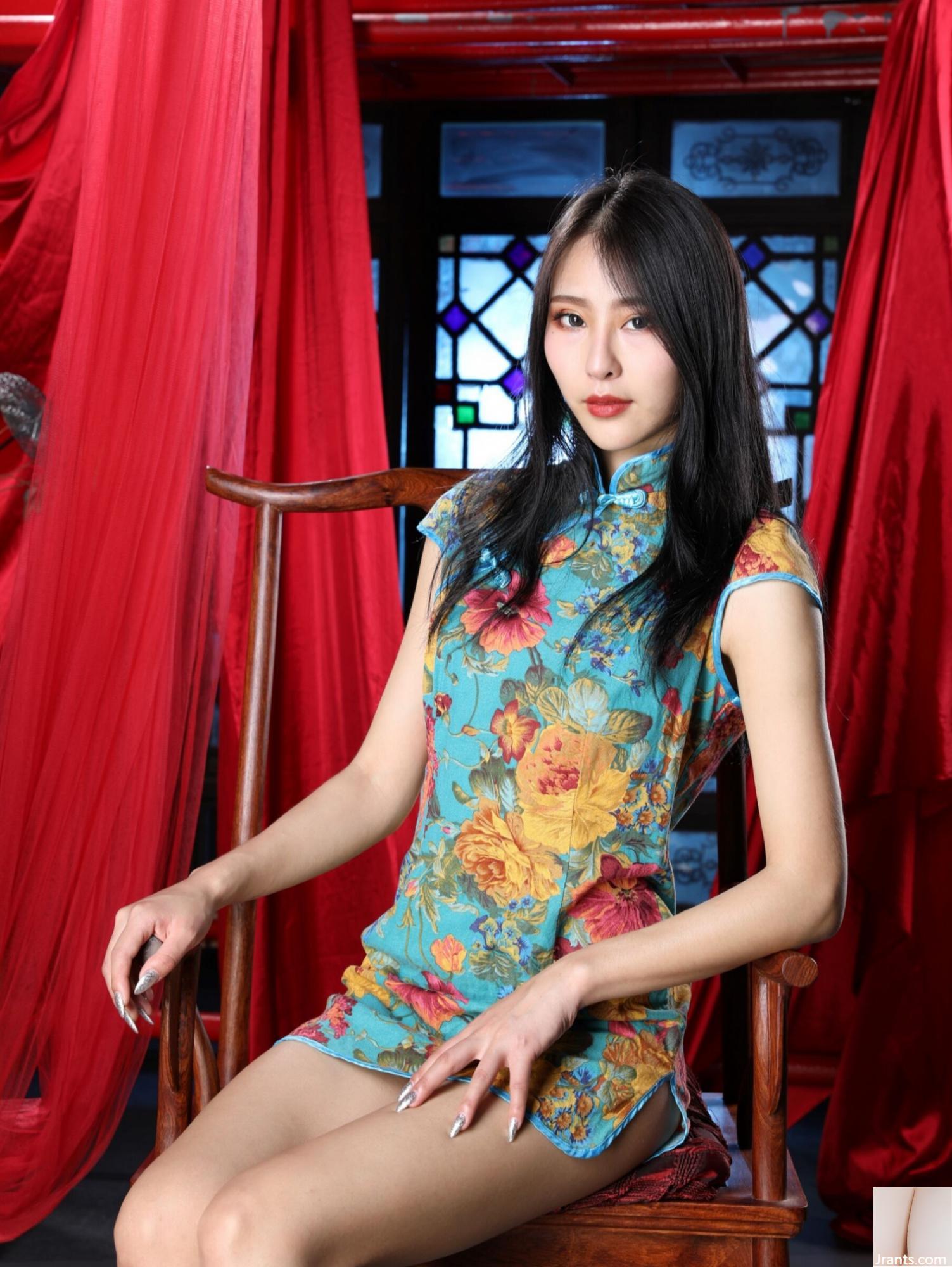 (Fotografia privada de modelo chinês) Linda modelo &#8211; Lai Min linda modelo sem mosaico benefício de fotografia privada &#8220;Ancient Cheongsam&#8221; (100P)