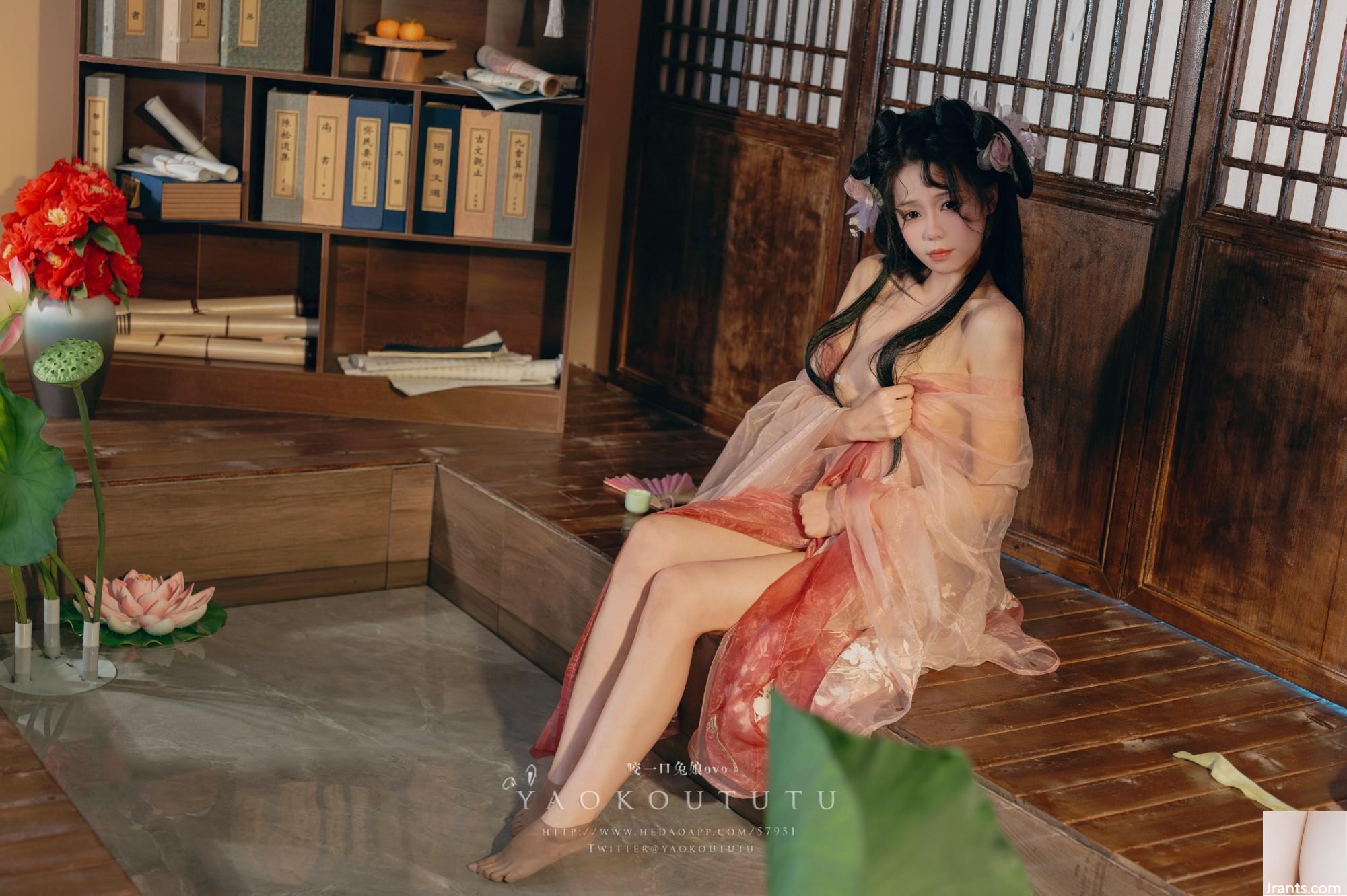 Coser@sticky dumpling Rabbit – Suscripción de agosto a «Drunk by the Lotus Pond» y Garden Tour (49P)