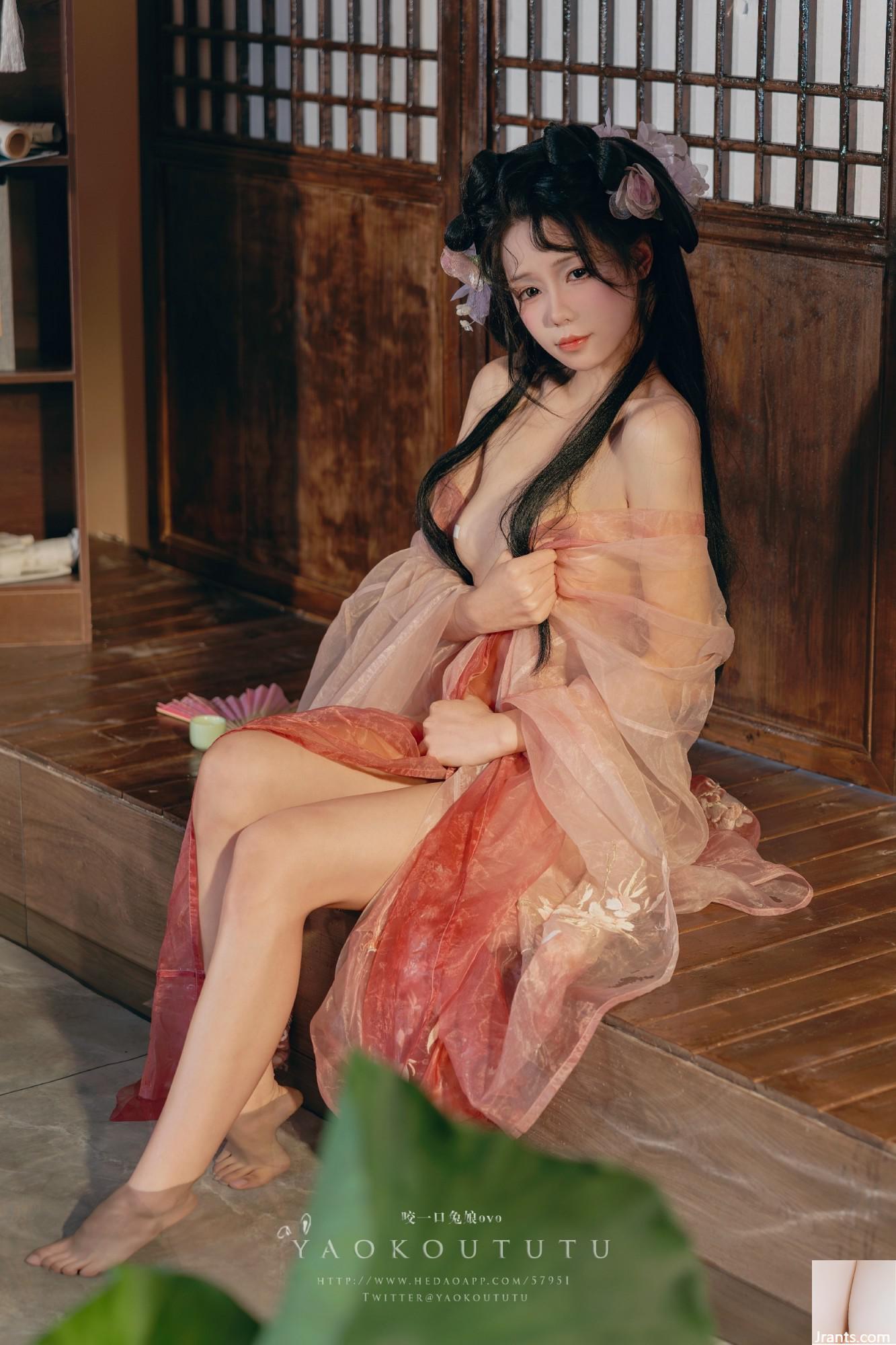 Coser@sticky dumpling Rabbit – Suscripción de agosto a «Drunk by the Lotus Pond» y Garden Tour (49P)