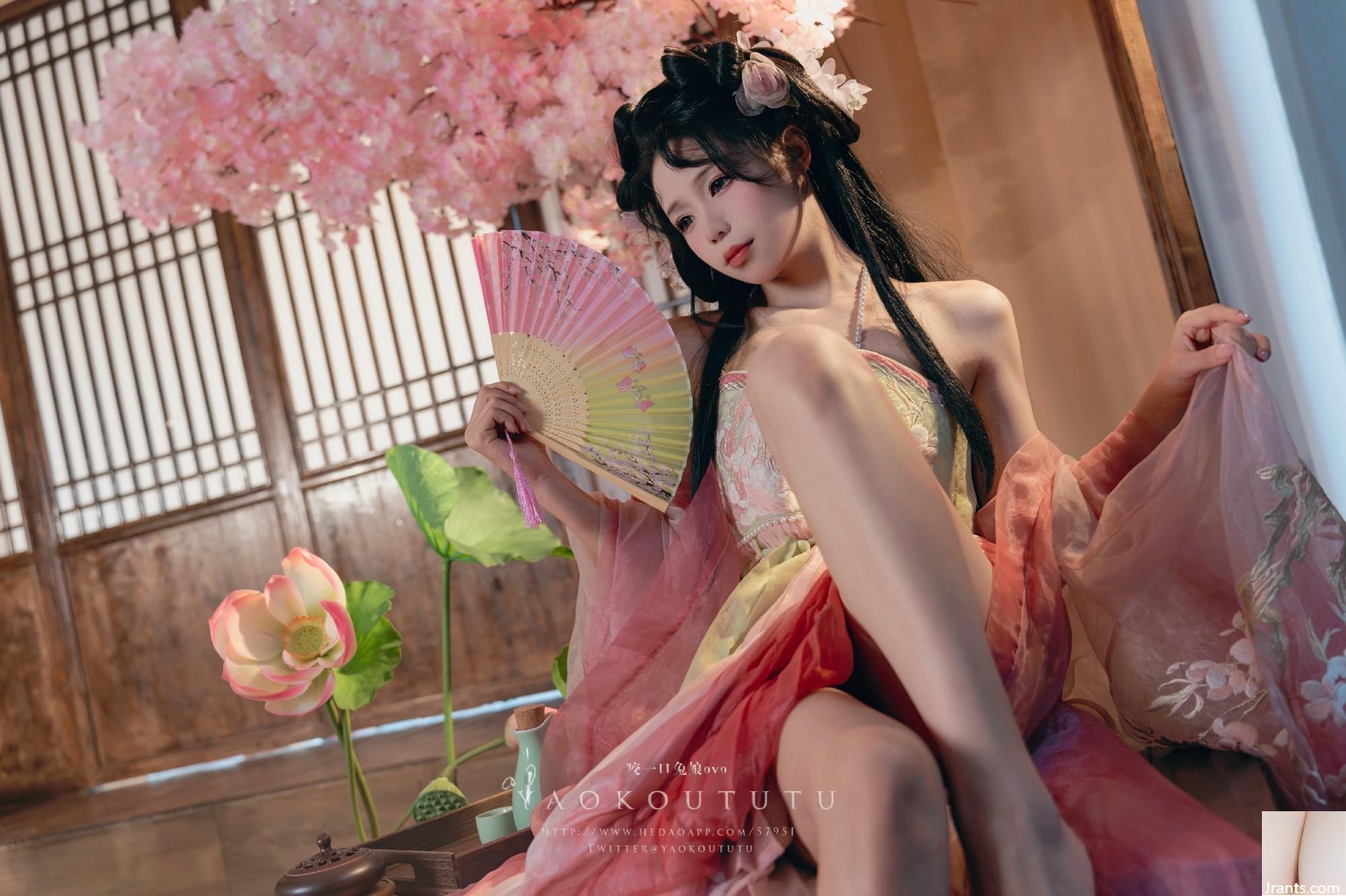 Coser@sticky dumpling Rabbit – Suscripción de agosto a «Drunk by the Lotus Pond» y Garden Tour (49P)