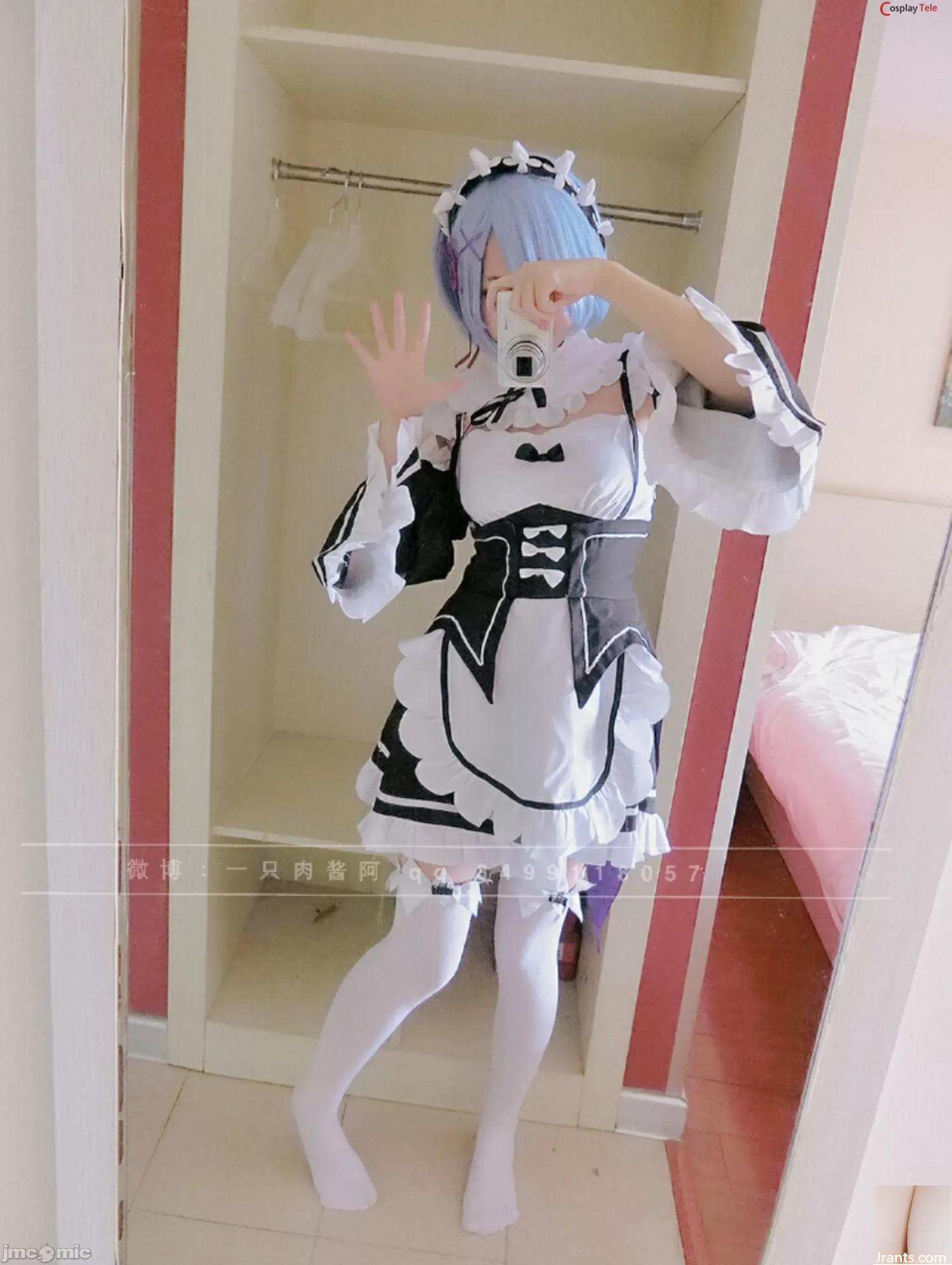 Roujiangdajiba cosplay Rem – ReZero (77P)