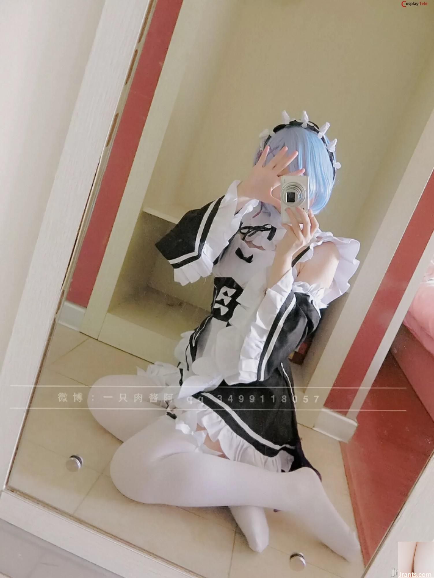 Roujiangdajiba cosplay Rem – ReZero (77P)