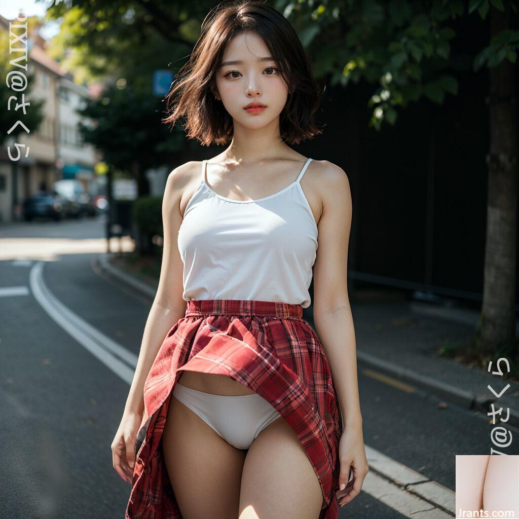 알리야 일러스트 AI-041 Street Girl