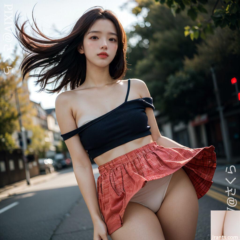 알리야 일러스트 AI-041 Street Girl