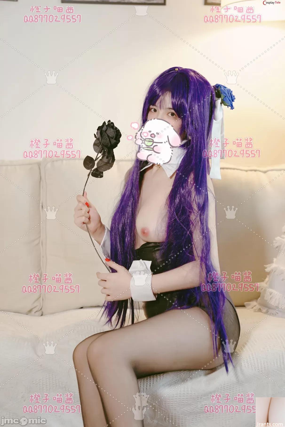 Chengzimiaoj (sauce miaou à l&#39;orange) cosplay Licorne – Azur Lane (25P)