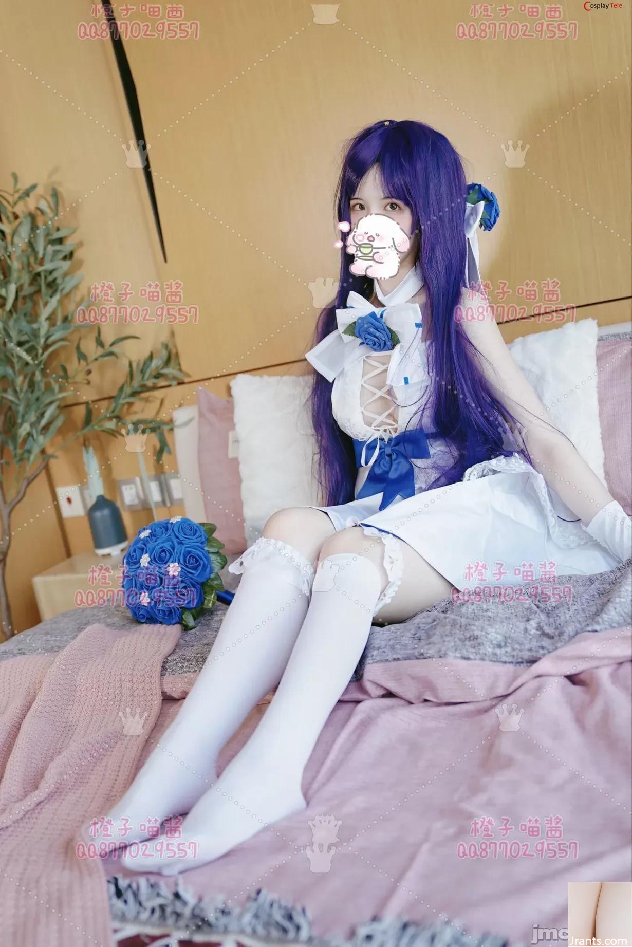 Chengzimiaoj (sauce miaou à l&#39;orange) cosplay Licorne – Azur Lane (25P)