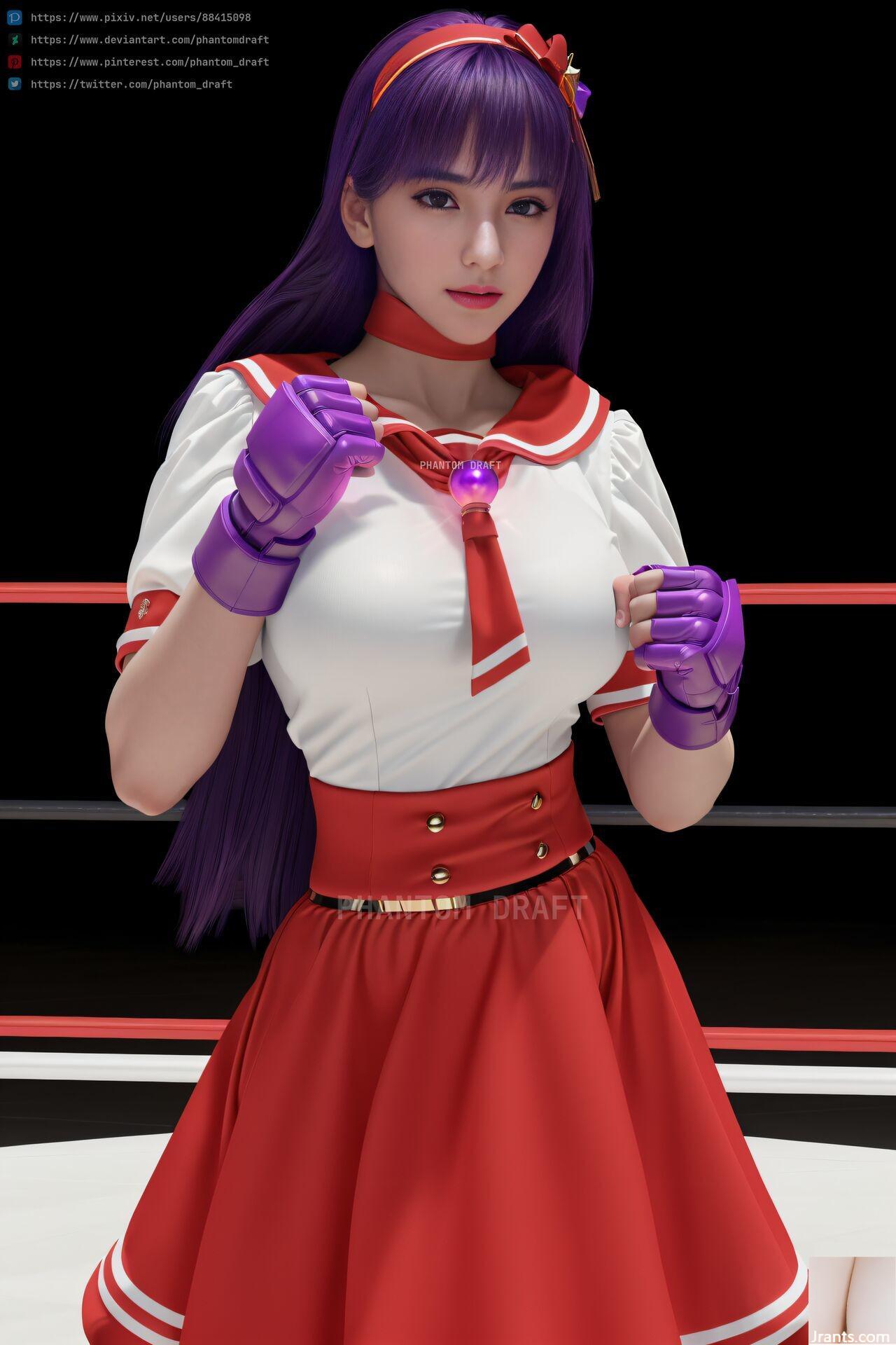 Athena Asamiya – مجموعه تصویر PhantomDraft (قبل از 28-8-2023)