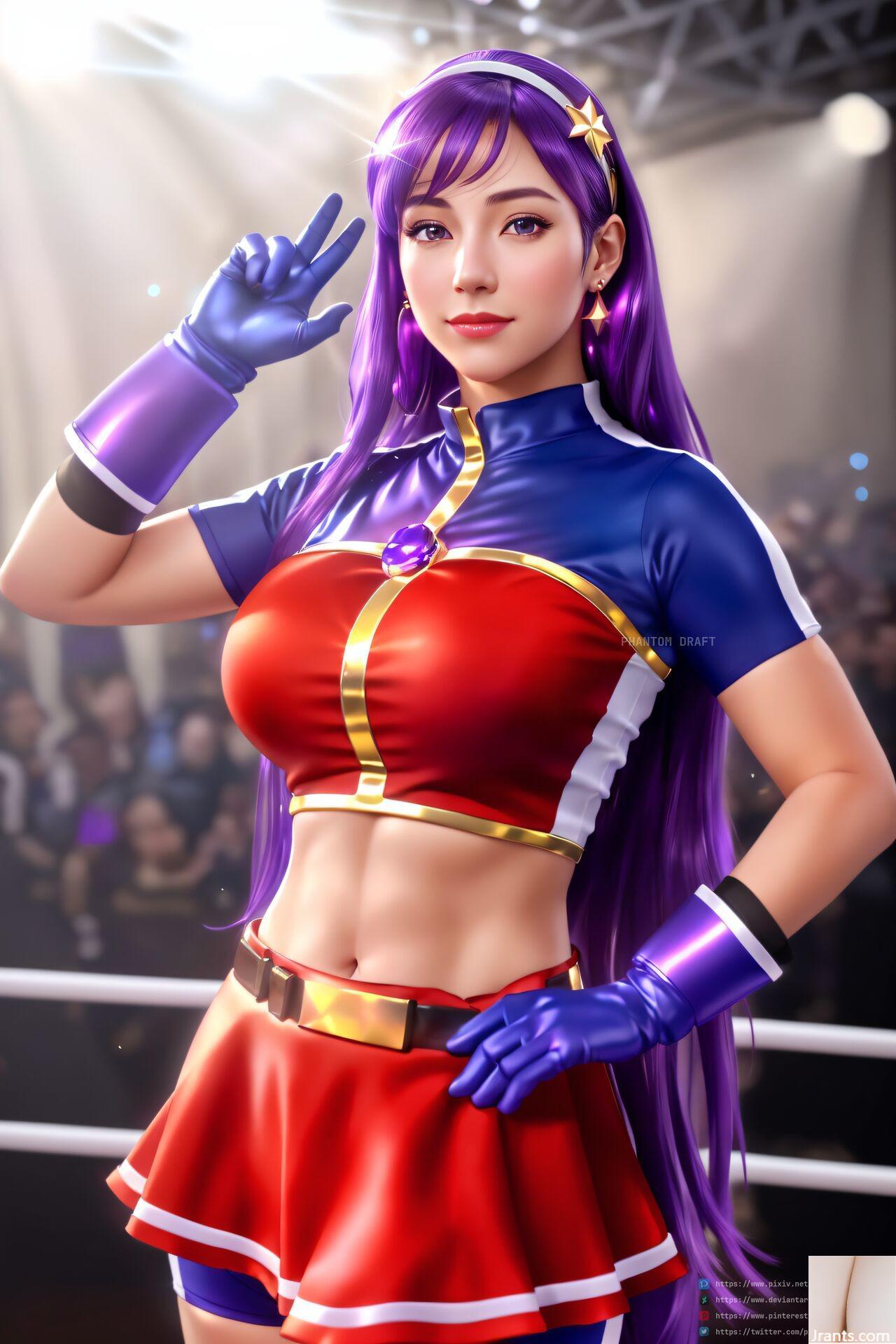 Athena Asamiya – مجموعه تصویر PhantomDraft (قبل از 28-8-2023)