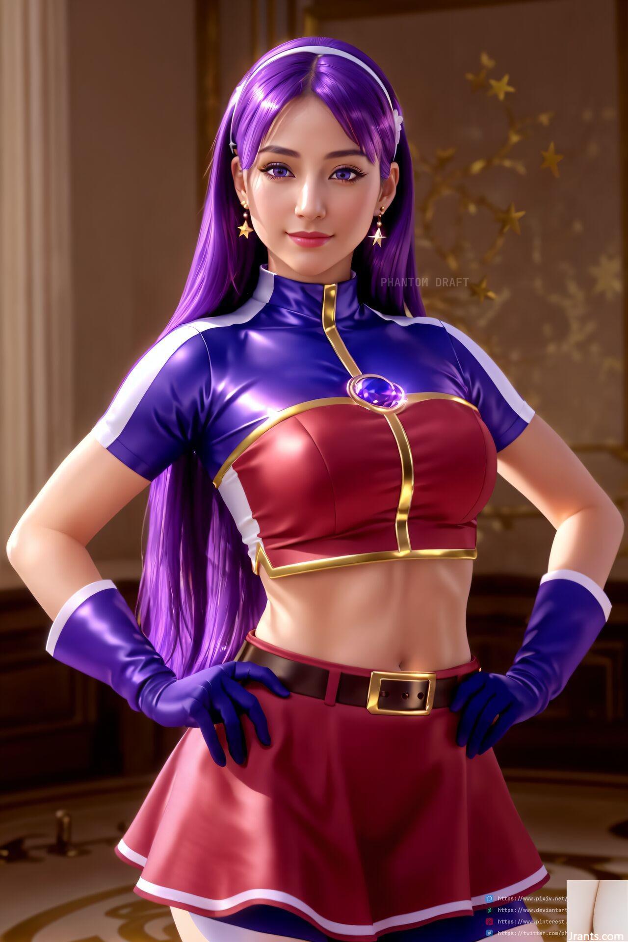 Athena Asamiya – مجموعه تصویر PhantomDraft (قبل از 28-8-2023)