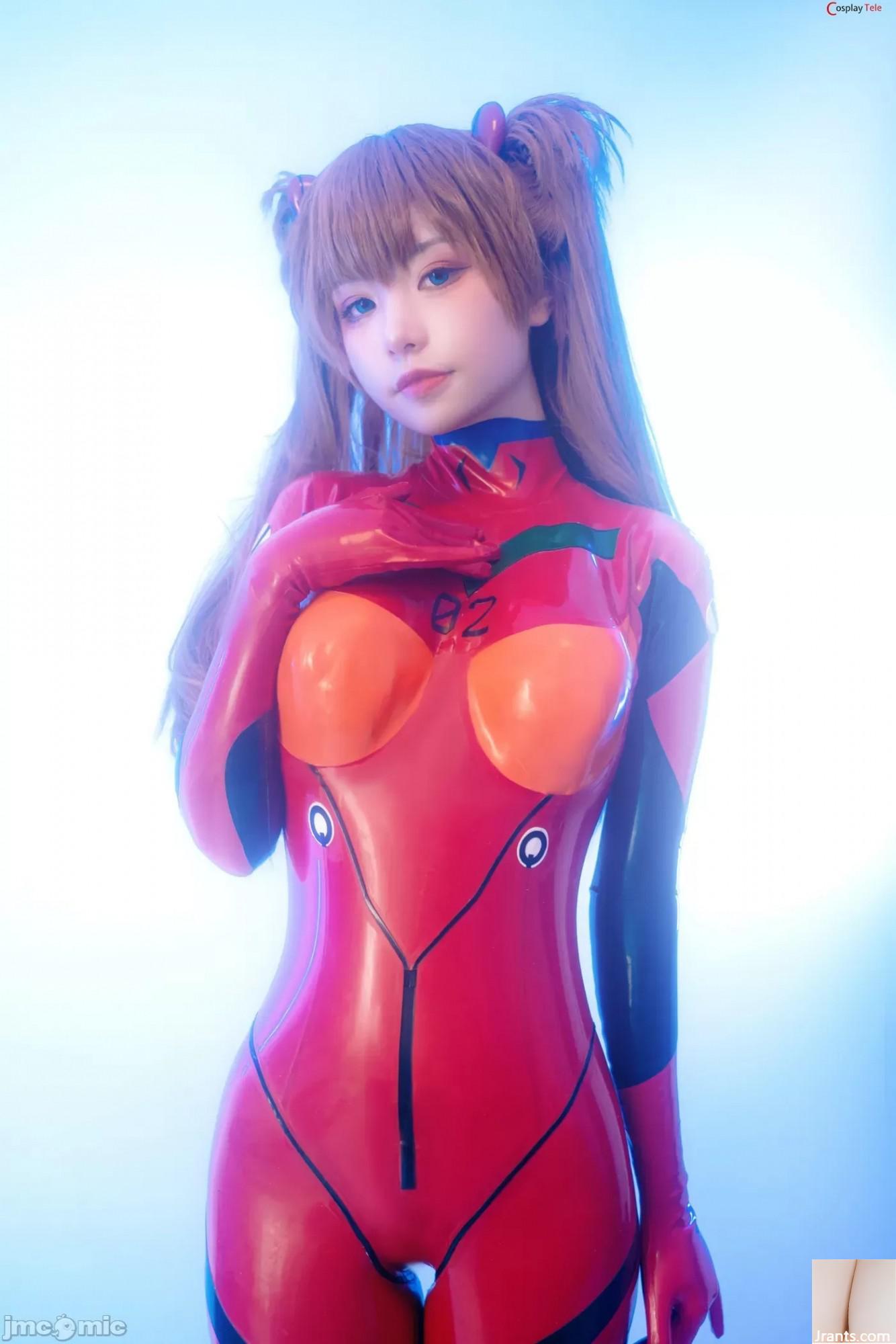 Nekokoyoshi (Gadis Peledak Nekokoyoshi) cosplay Asuka Langley Soryu – Evangelion (78P)