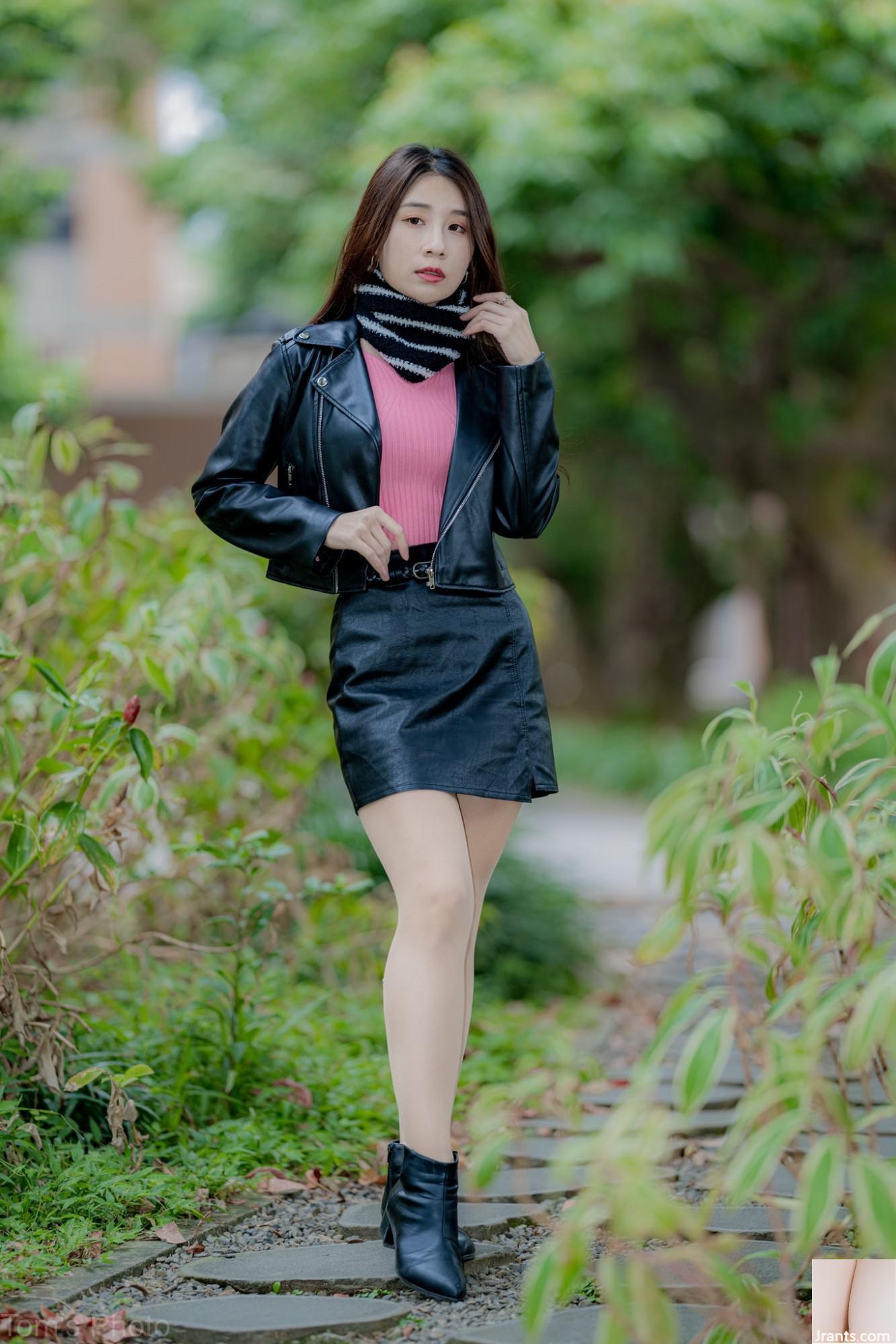 (Collezione online) Ragazza taiwanese con belle gambe-Kiki Kuo servizio fotografico all&#39;aperto di bellezza sexy (2) (89P)