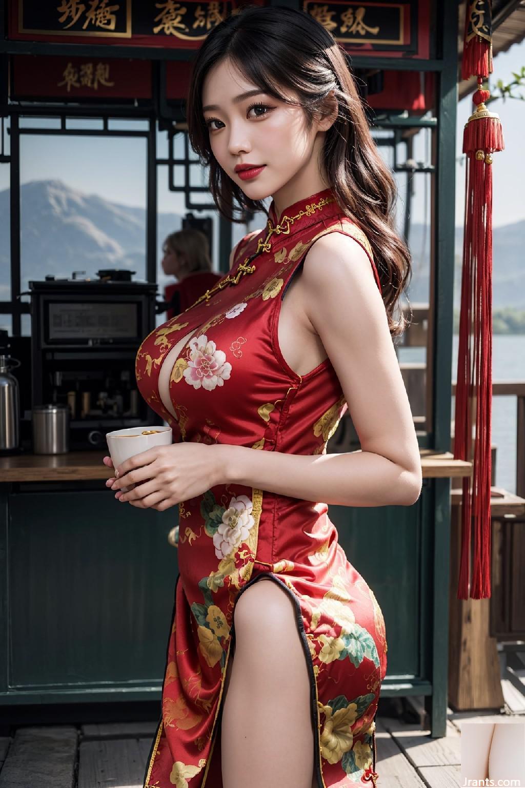 Cheongsam rouge