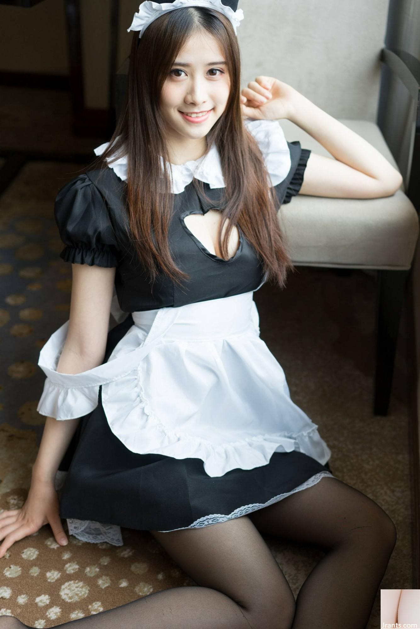 (Online-Sammlung) Welfare Girl A Little Fairy „Maid in Black Silk“ VIP Exclusive (34P)