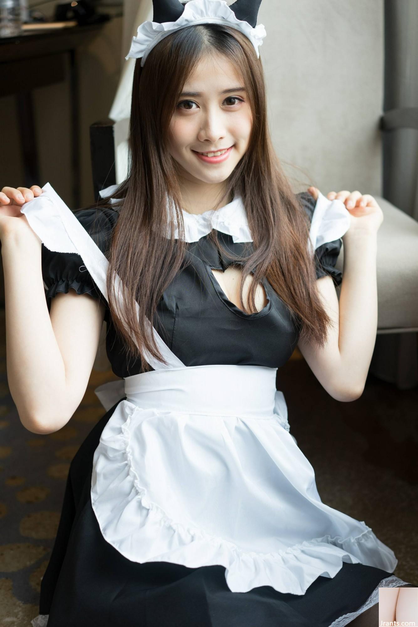 (Online-Sammlung) Welfare Girl A Little Fairy „Maid in Black Silk“ VIP Exclusive (34P)