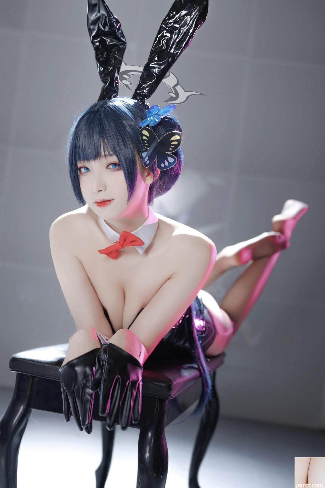 (Fengjiangjiang) Concubina de archivo azul Saki Bunny Girl (30P)