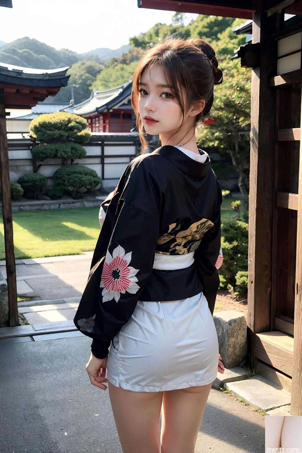 AIB_No293 Schwarzer Kimono