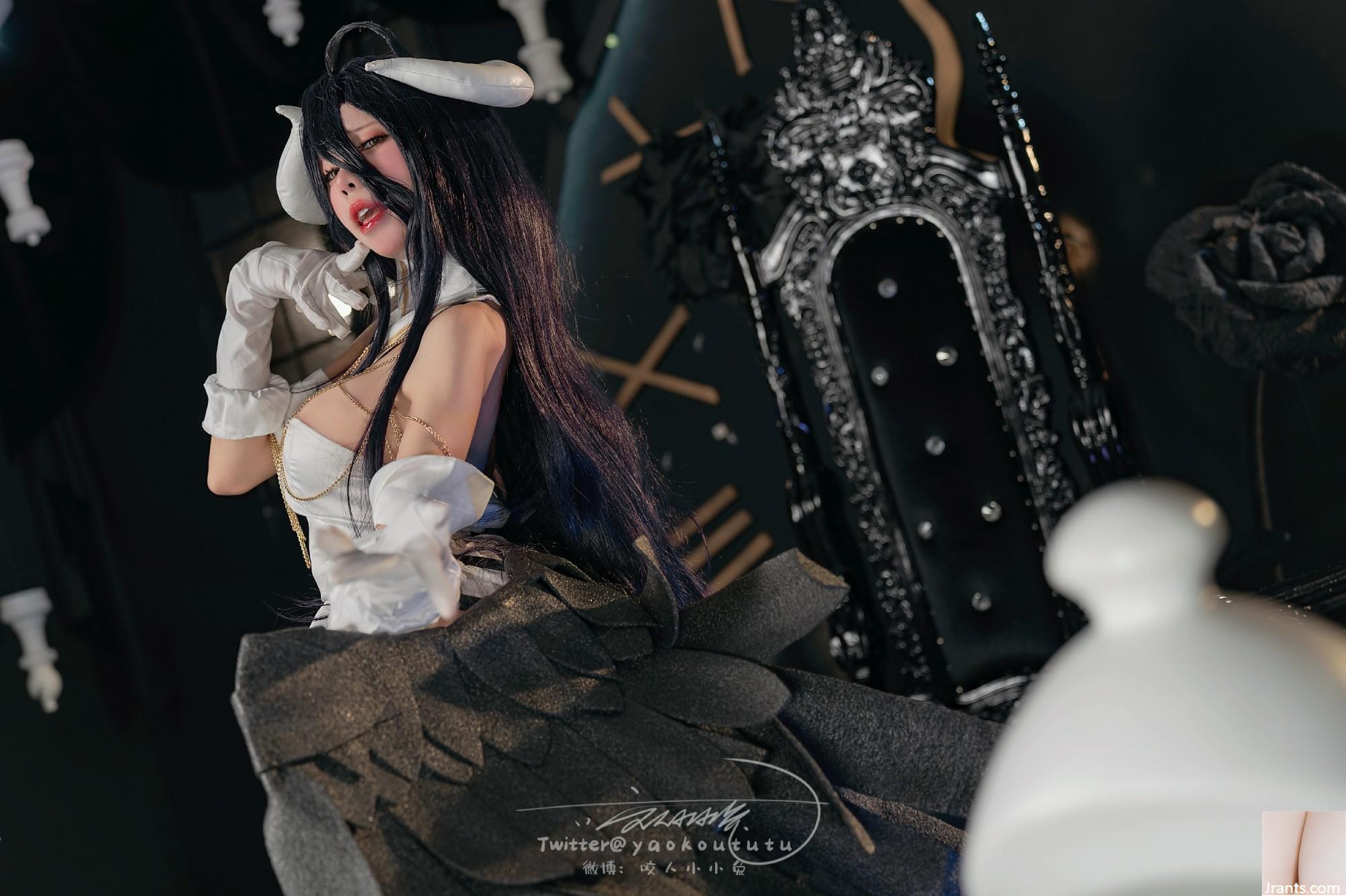 Coser@ Sticky Dumpling ယုန် &#8211; Succubus Albedo ၏အရှက်နှင့်ငါ့ကိုပြောပြပါ