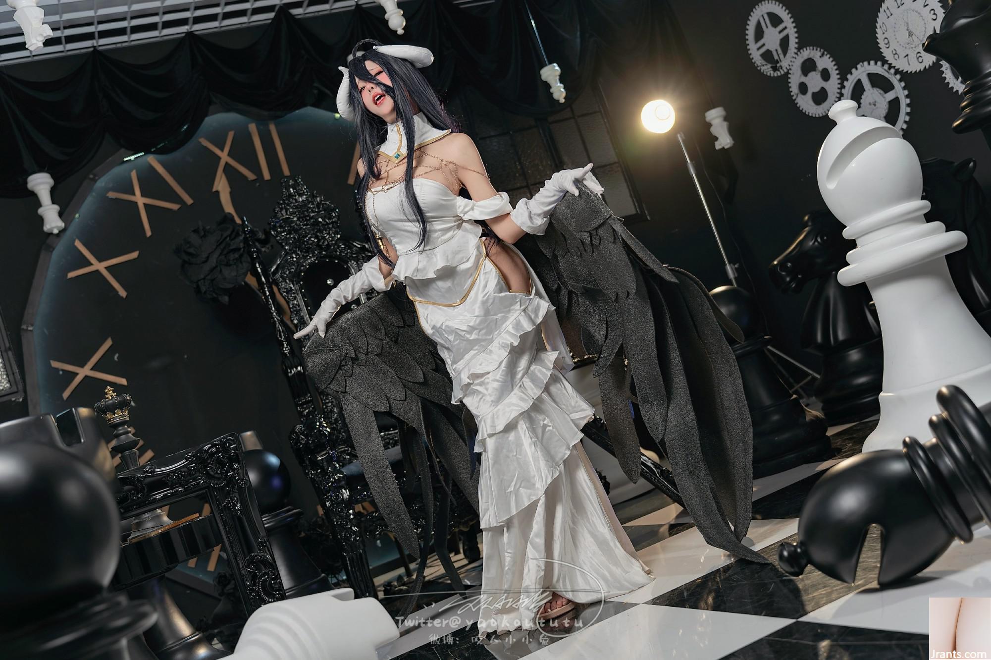 Coser@ Sticky Dumpling ယုန် &#8211; Succubus Albedo ၏အရှက်နှင့်ငါ့ကိုပြောပြပါ