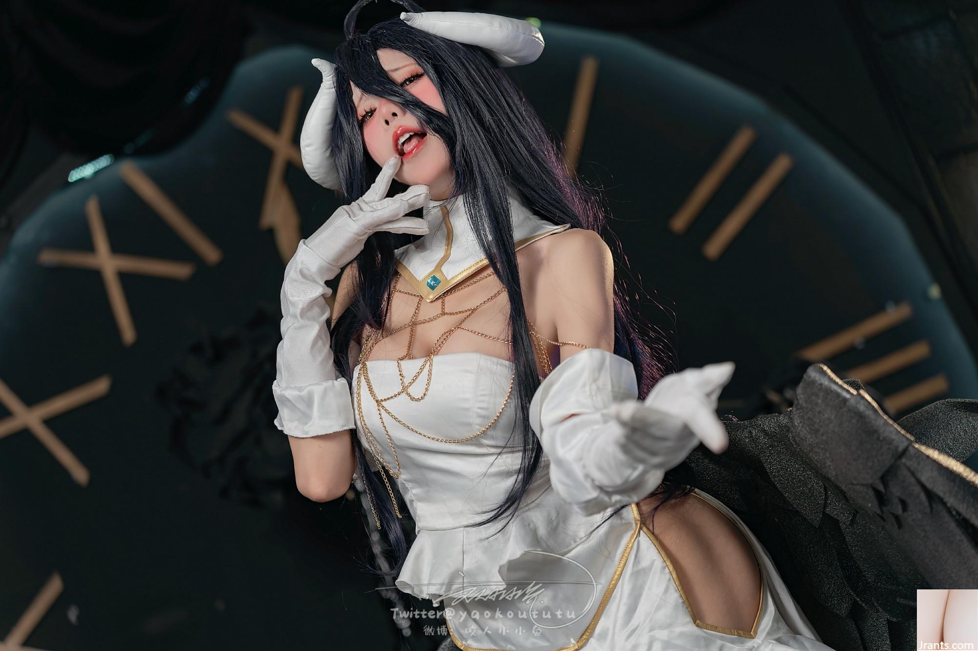 Coser@ Sticky Dumpling ယုန် &#8211; Succubus Albedo ၏အရှက်နှင့်ငါ့ကိုပြောပြပါ