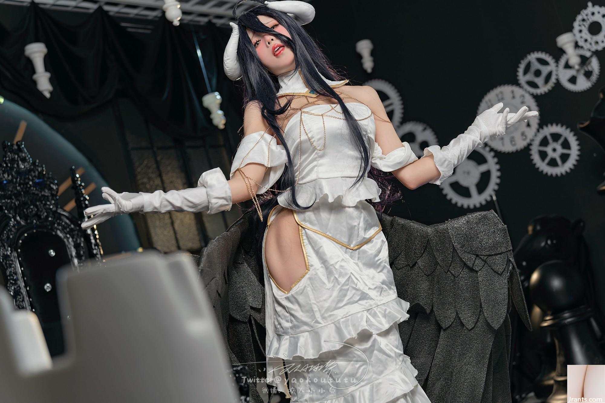 Coser@ Sticky Dumpling ယုန် &#8211; Succubus Albedo ၏အရှက်နှင့်ငါ့ကိုပြောပြပါ