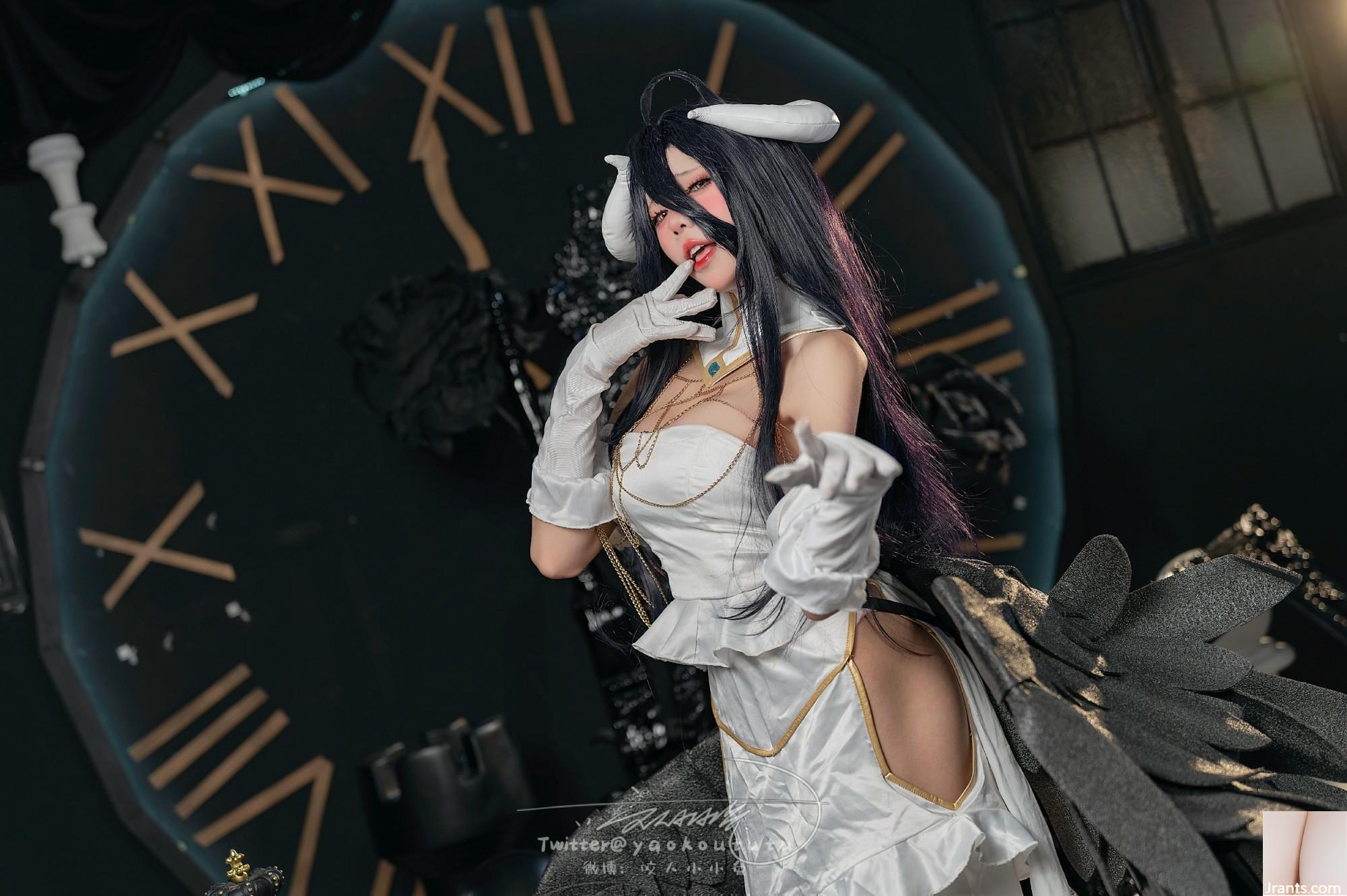 Coser@ Sticky Dumpling ယုန် &#8211; Succubus Albedo ၏အရှက်နှင့်ငါ့ကိုပြောပြပါ