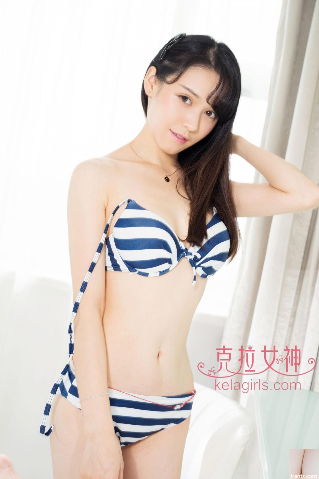 (Kelagirls Carat Goddess) 2017.08.23 Striped Girl Tan Qingqing (25P)