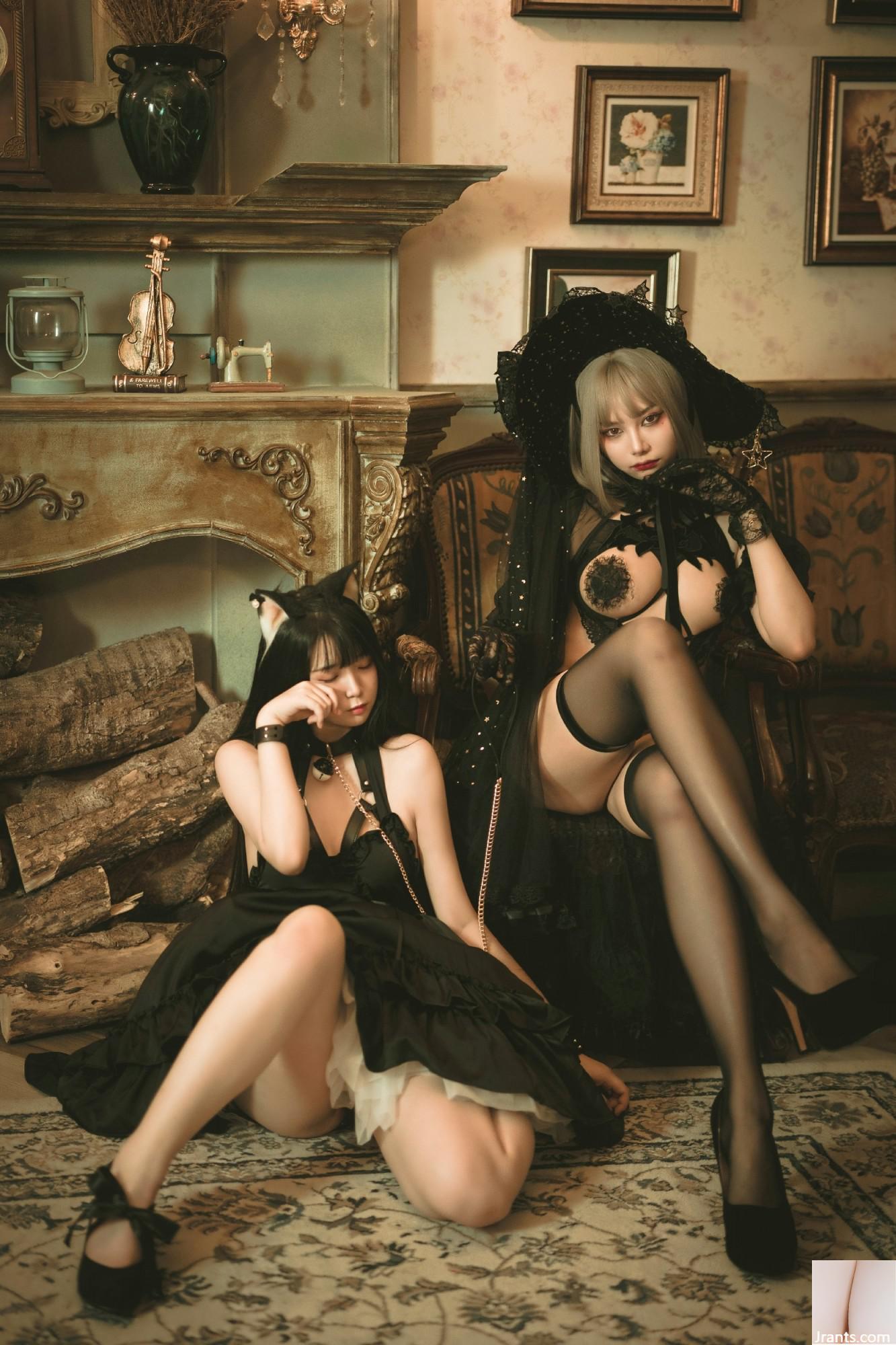 Coser@Luoluo Raku – Bruja Gato Negro (57P)