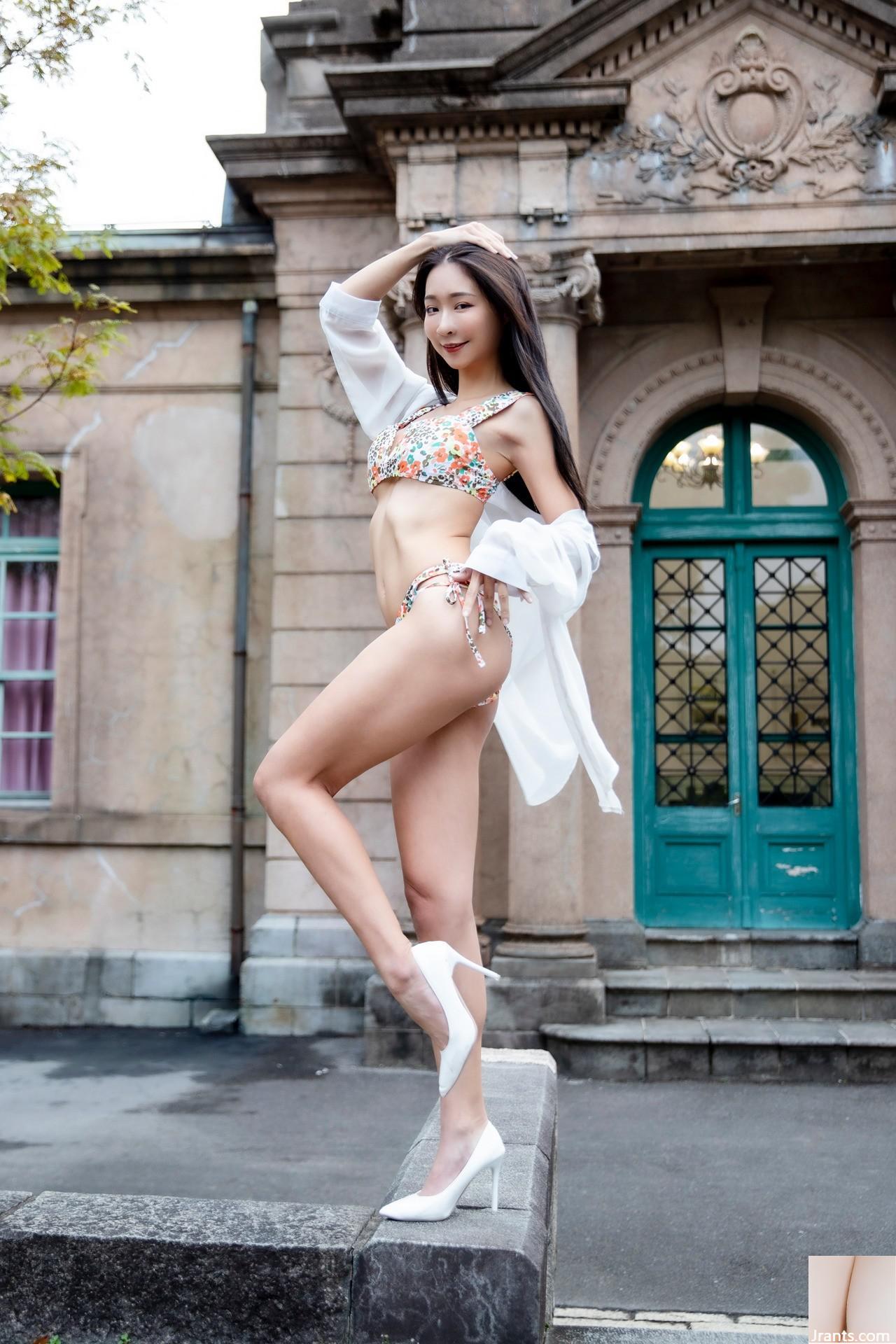 (Collezione online) Ragazza taiwanese con bellissime gambe-Lin Sunny Xiao Caiti bellissima modella riprese all&#39;aperto realistiche (7) (93P)