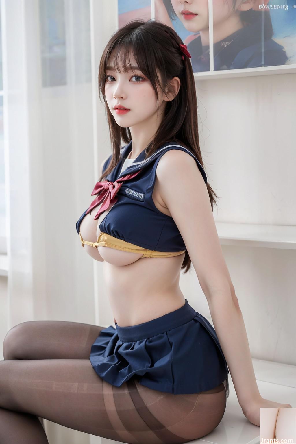 No487 Seifuku sous les seins