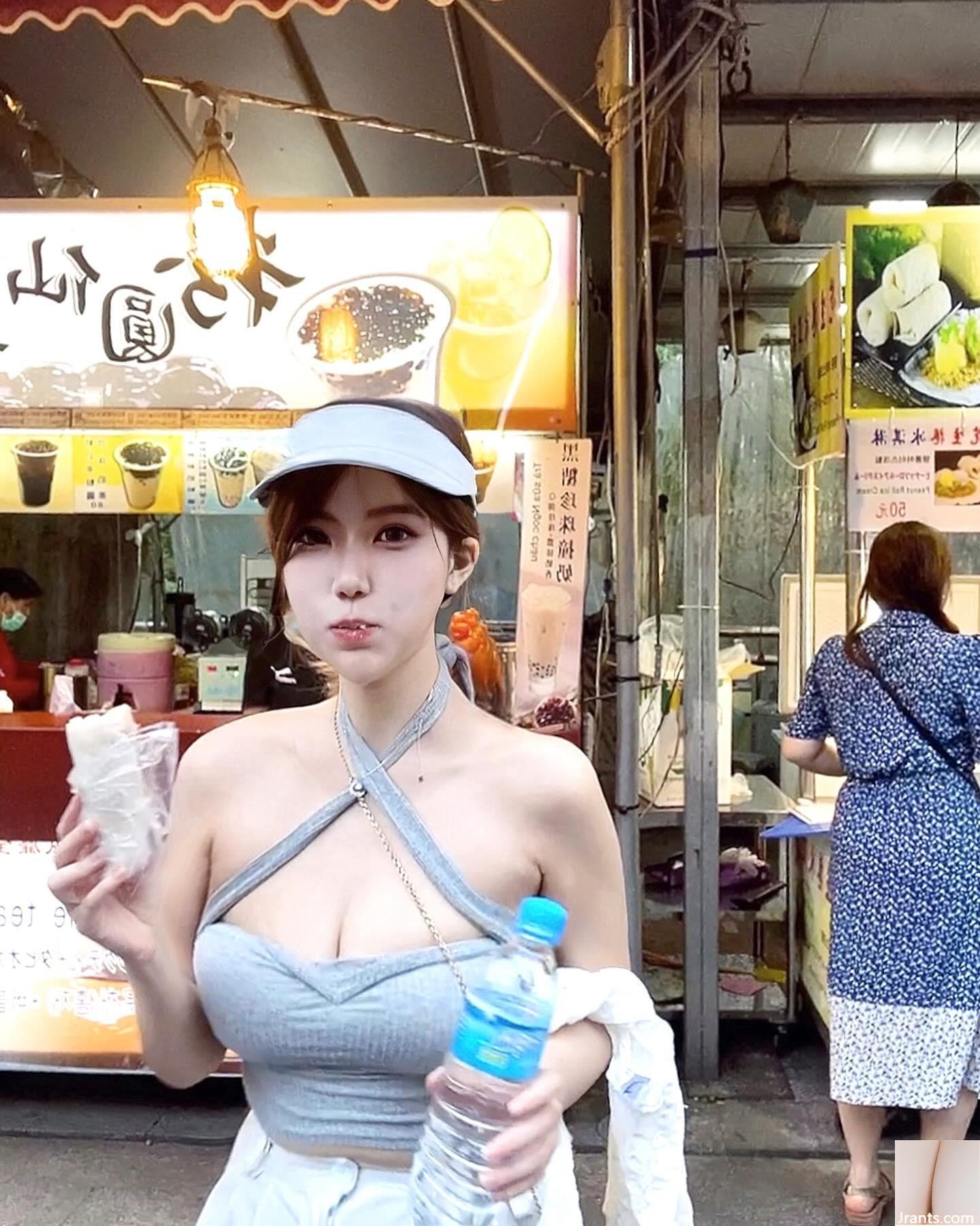 (Hermosos pechos de Hong Kong) Chica de Hong Kong CHT (IG: @kaatherinb) chica mestiza con grandes tetas